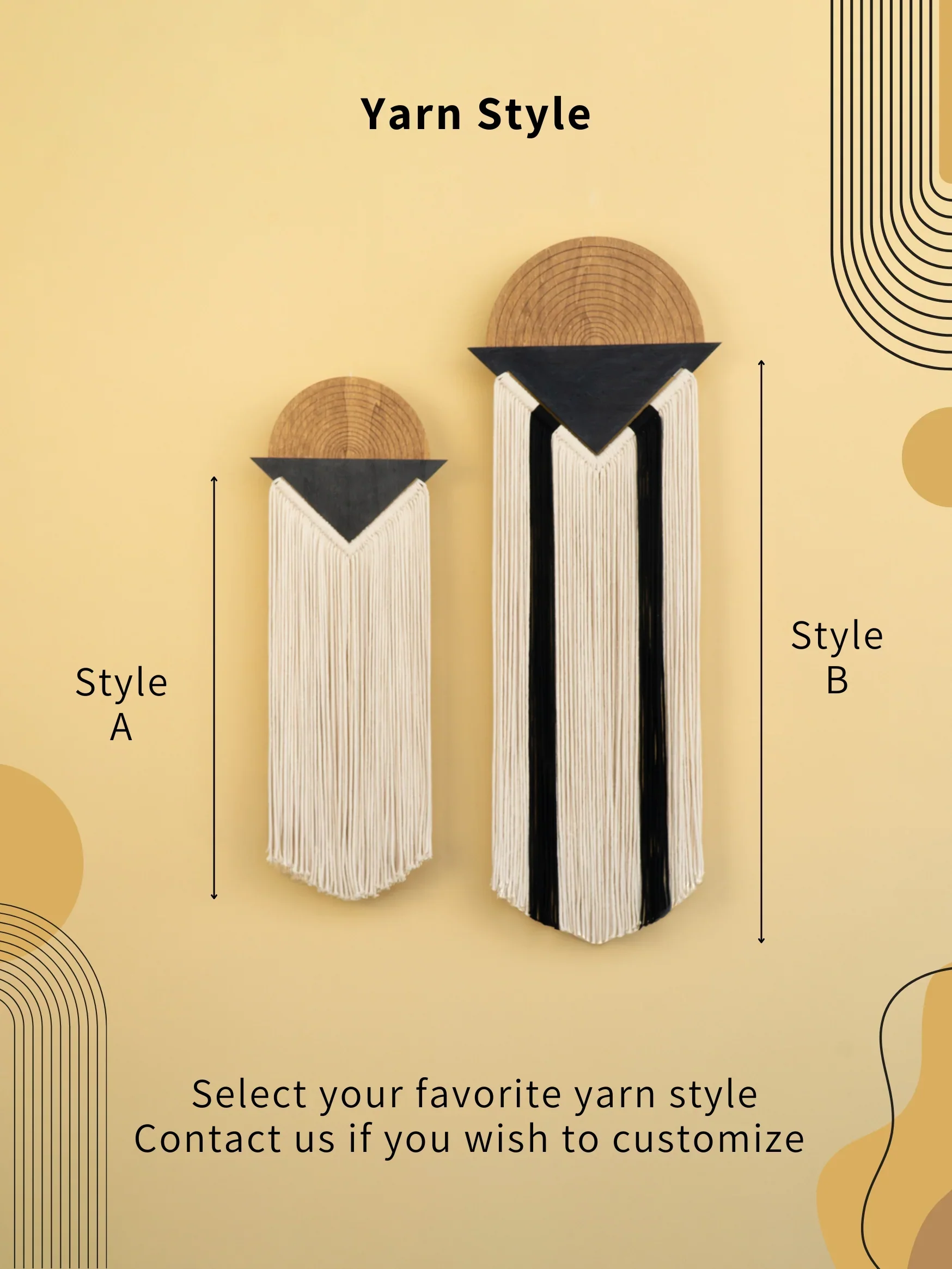 Fathom Macrame Fiber Wall Art (Y38) - Image 5