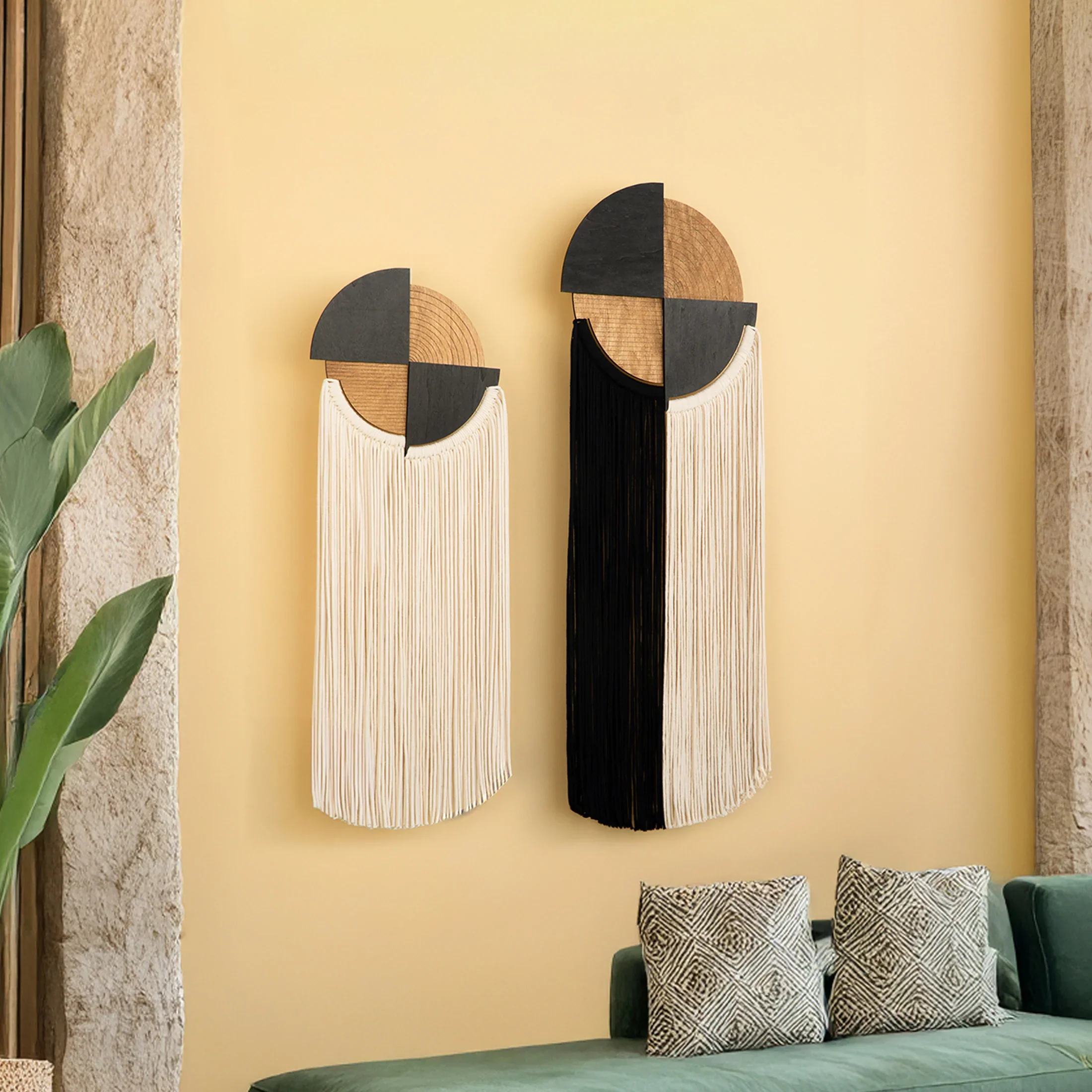 Fathom Macrame Fiber Wall Art (Y39) - Image 12