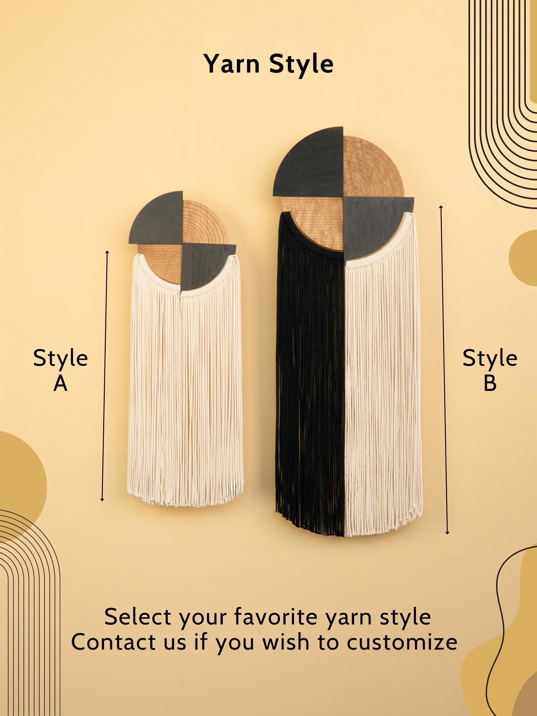 Fathom Macrame Fiber Wall Art (Y39) - Image 5