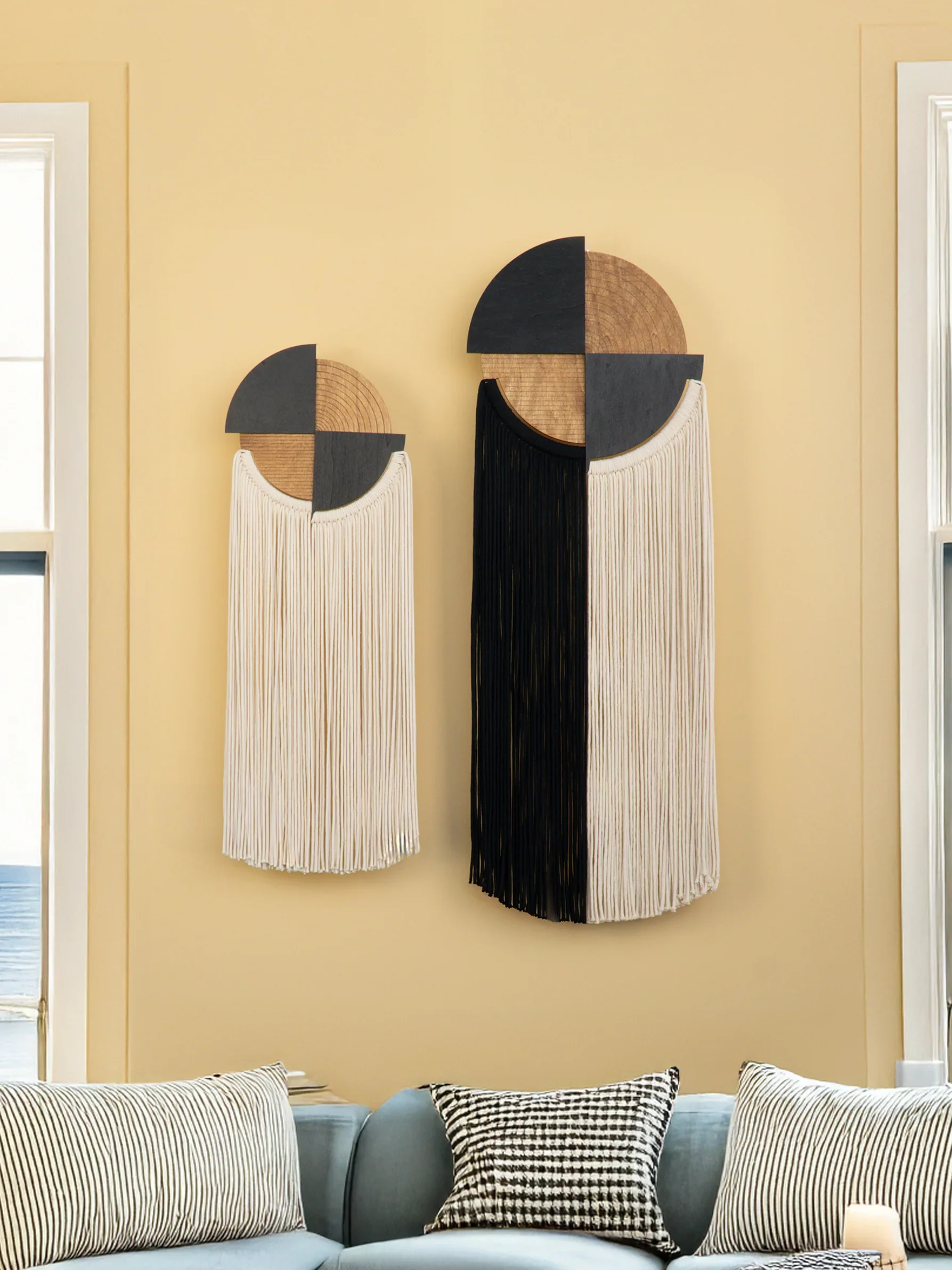 Fathom Macrame Fiber Wall Art (Y39) - Image 6