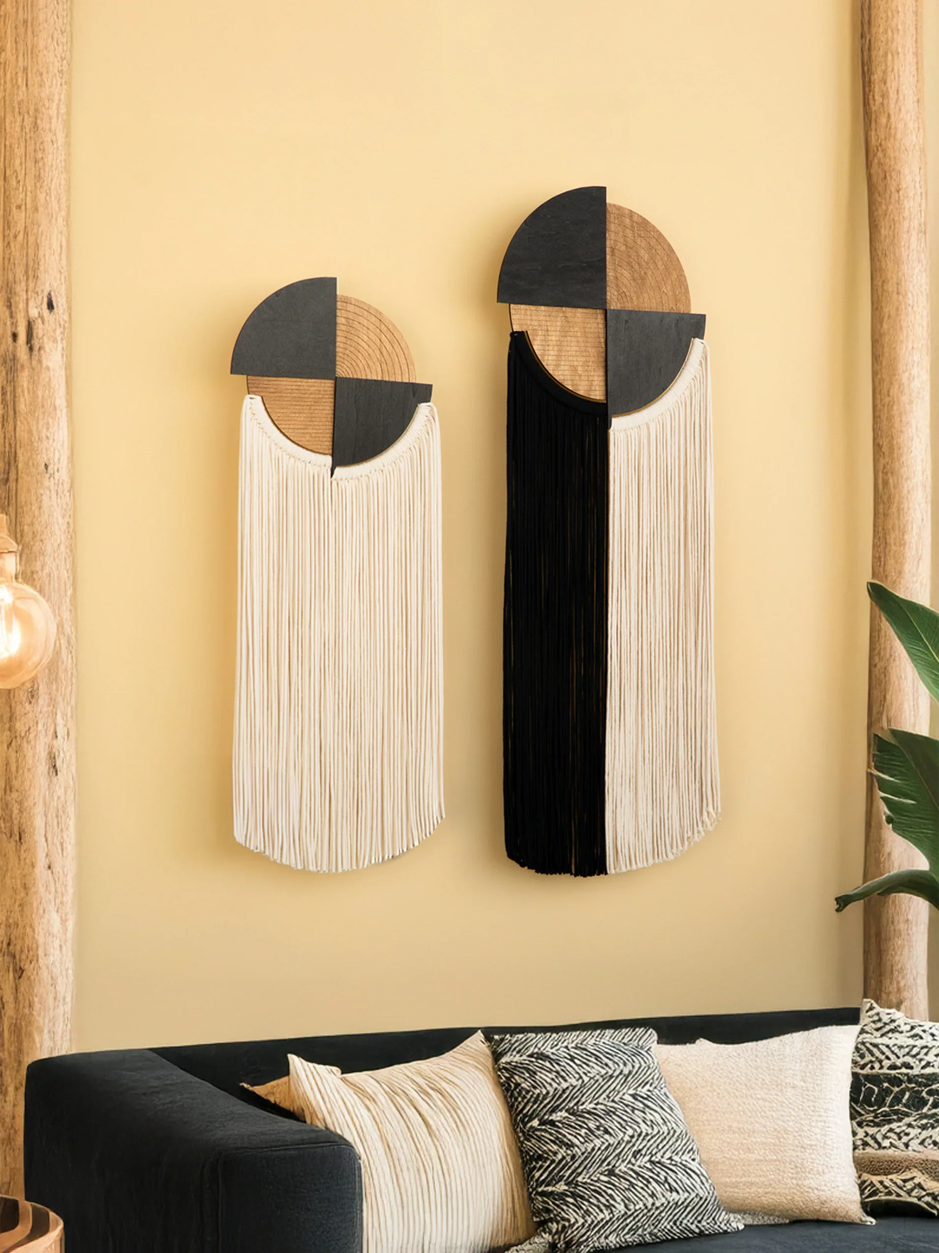 Fathom Macrame Fiber Wall Art (Y39) - Image 8