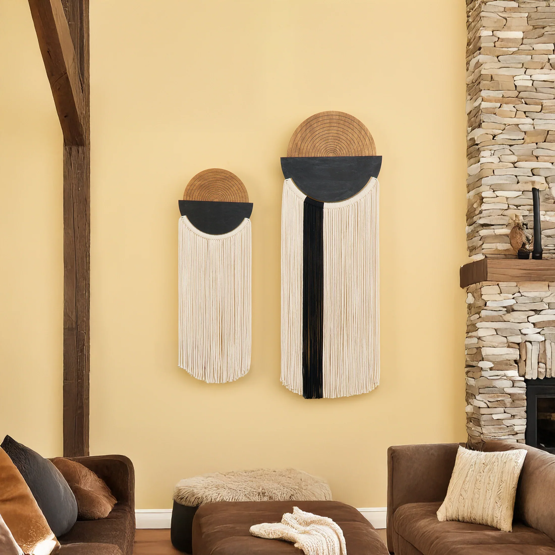 Fathom Macrame Fiber Wall Art (Y40) - Image 16