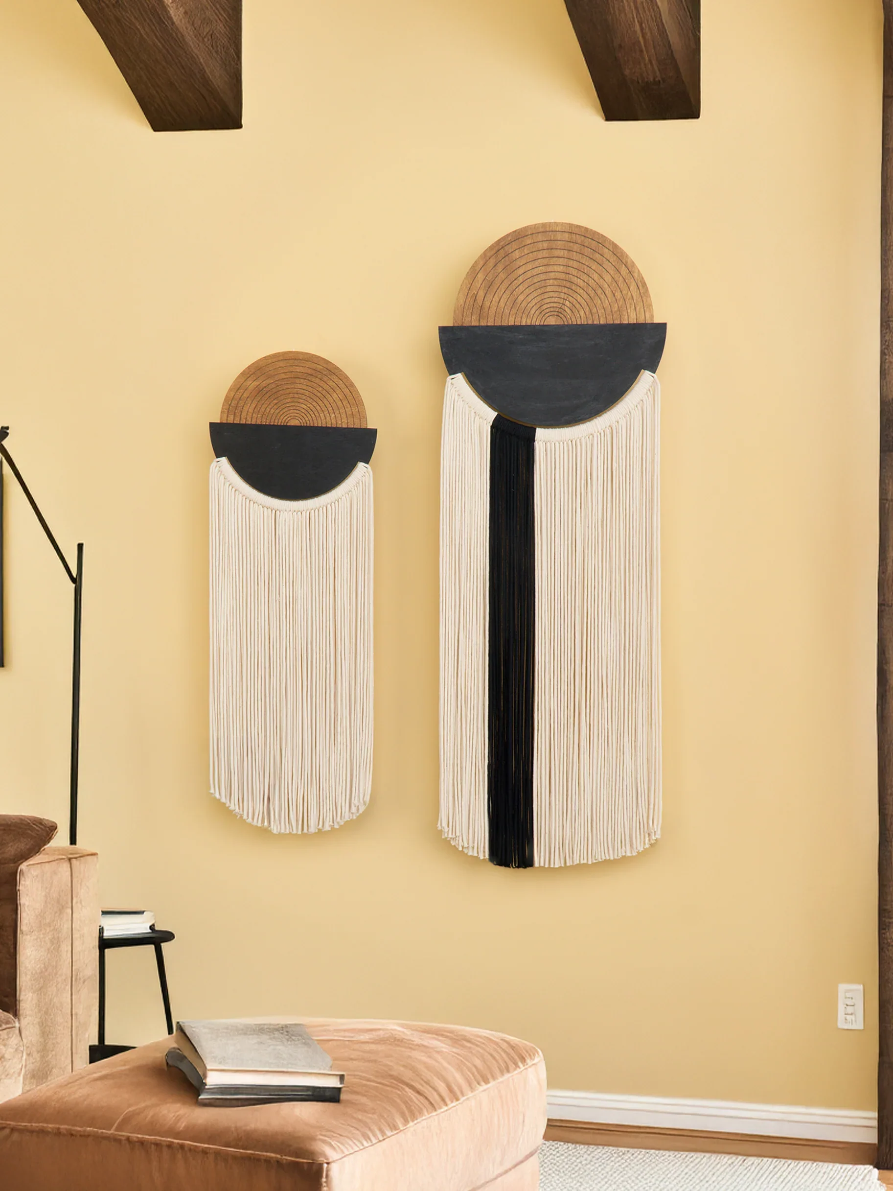 Fathom Macrame Fiber Wall Art (Y40) - Image 2