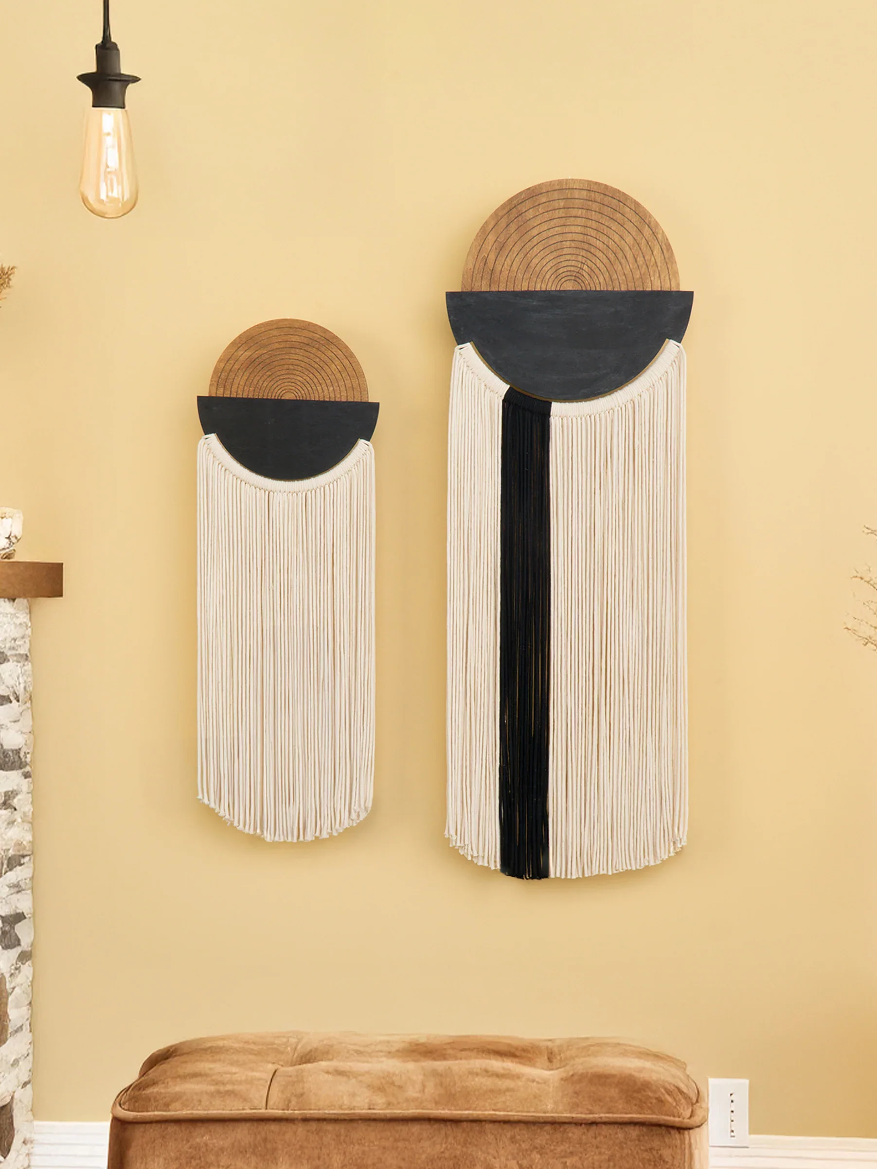 Fathom Macrame Fiber Wall Art (Y40) - Image 6