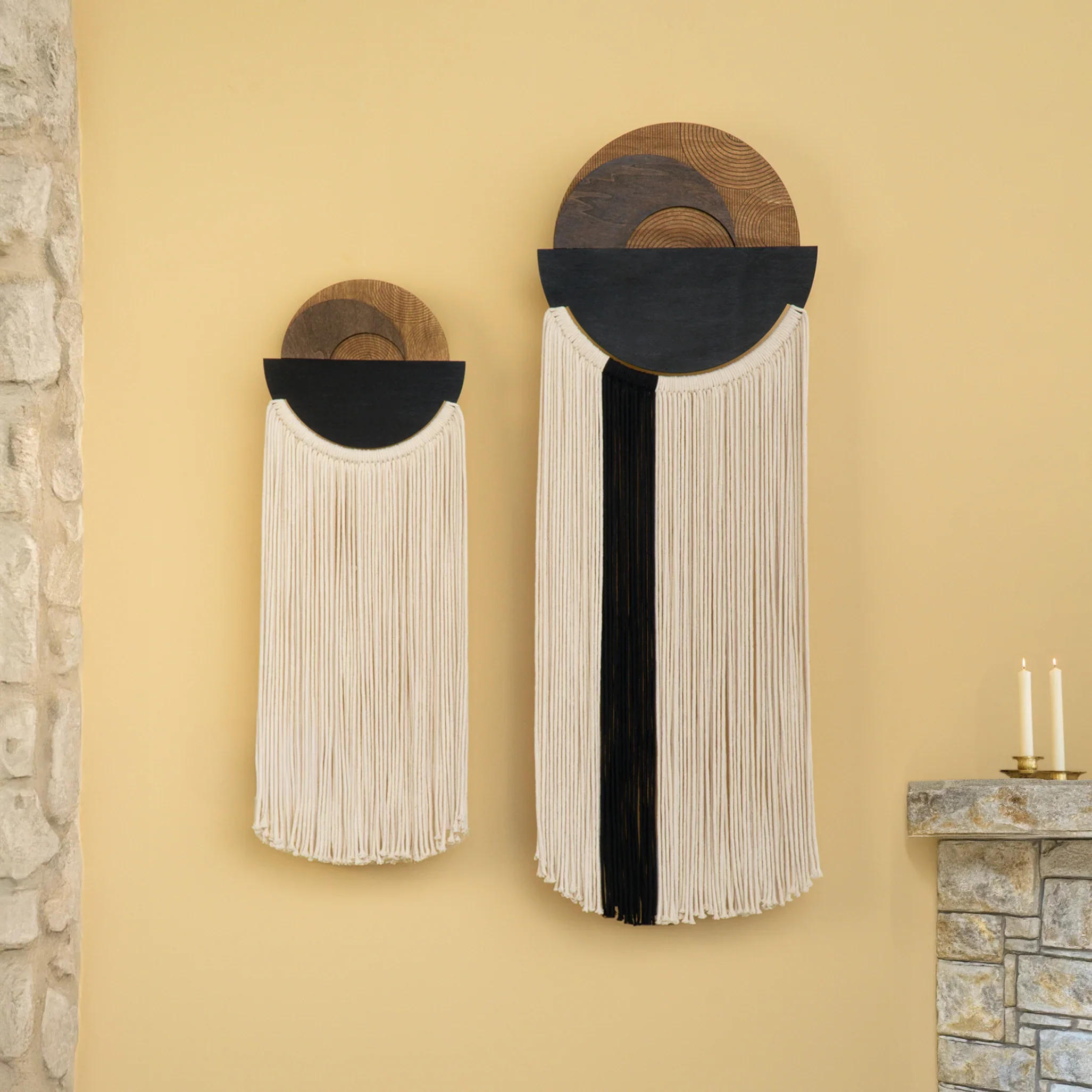 Fathom Macrame Fiber Wall Art (Y41) - Image 11