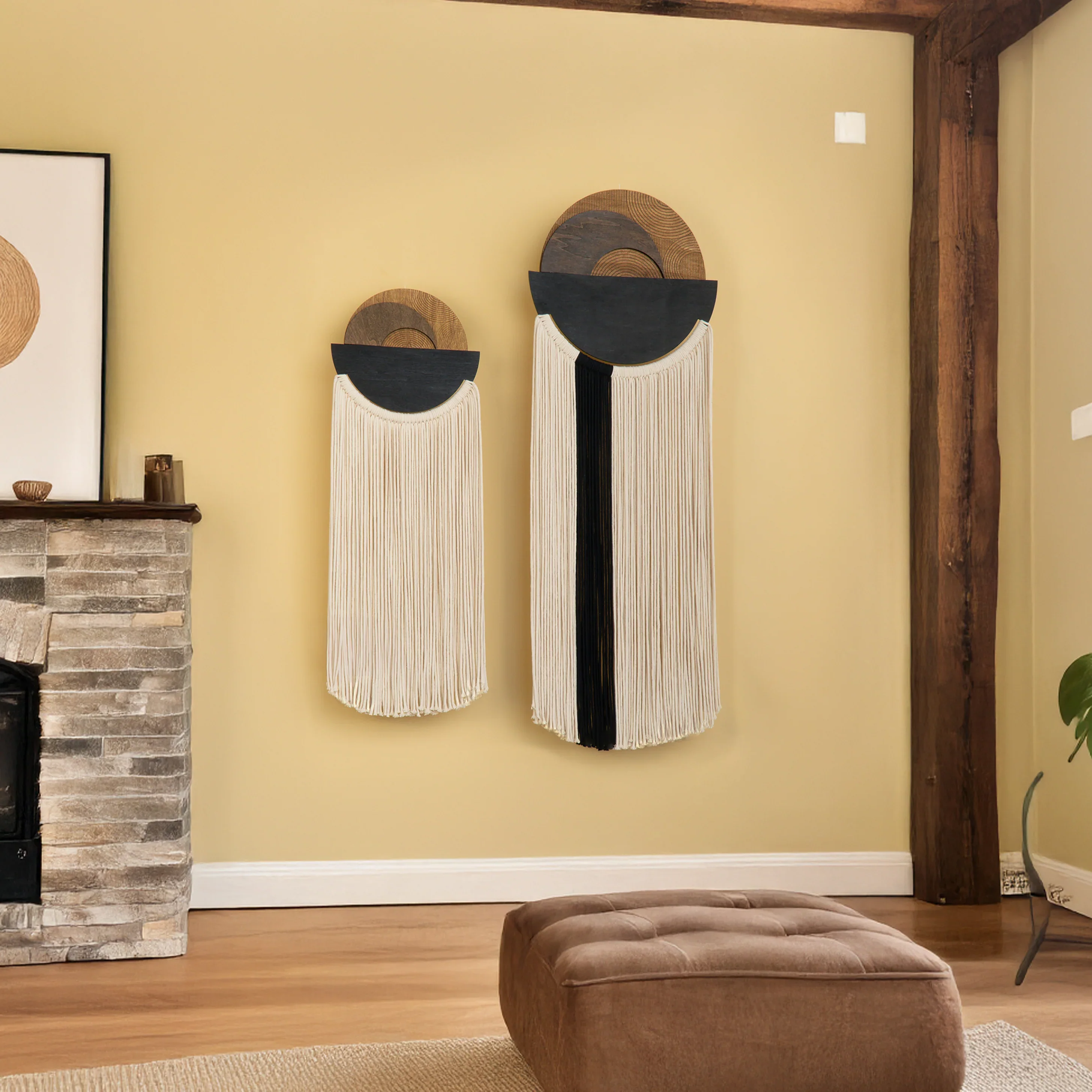 Fathom Macrame Fiber Wall Art (Y41) - Image 17