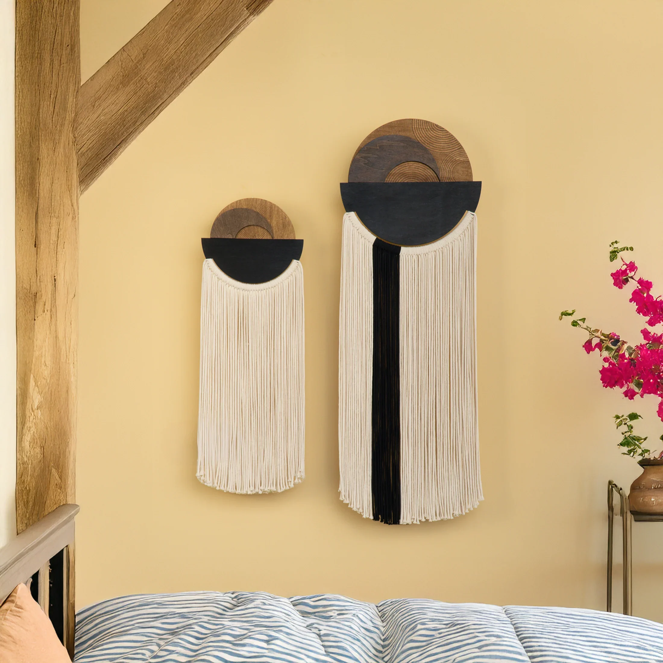 Fathom Macrame Fiber Wall Art (Y41) - Image 3
