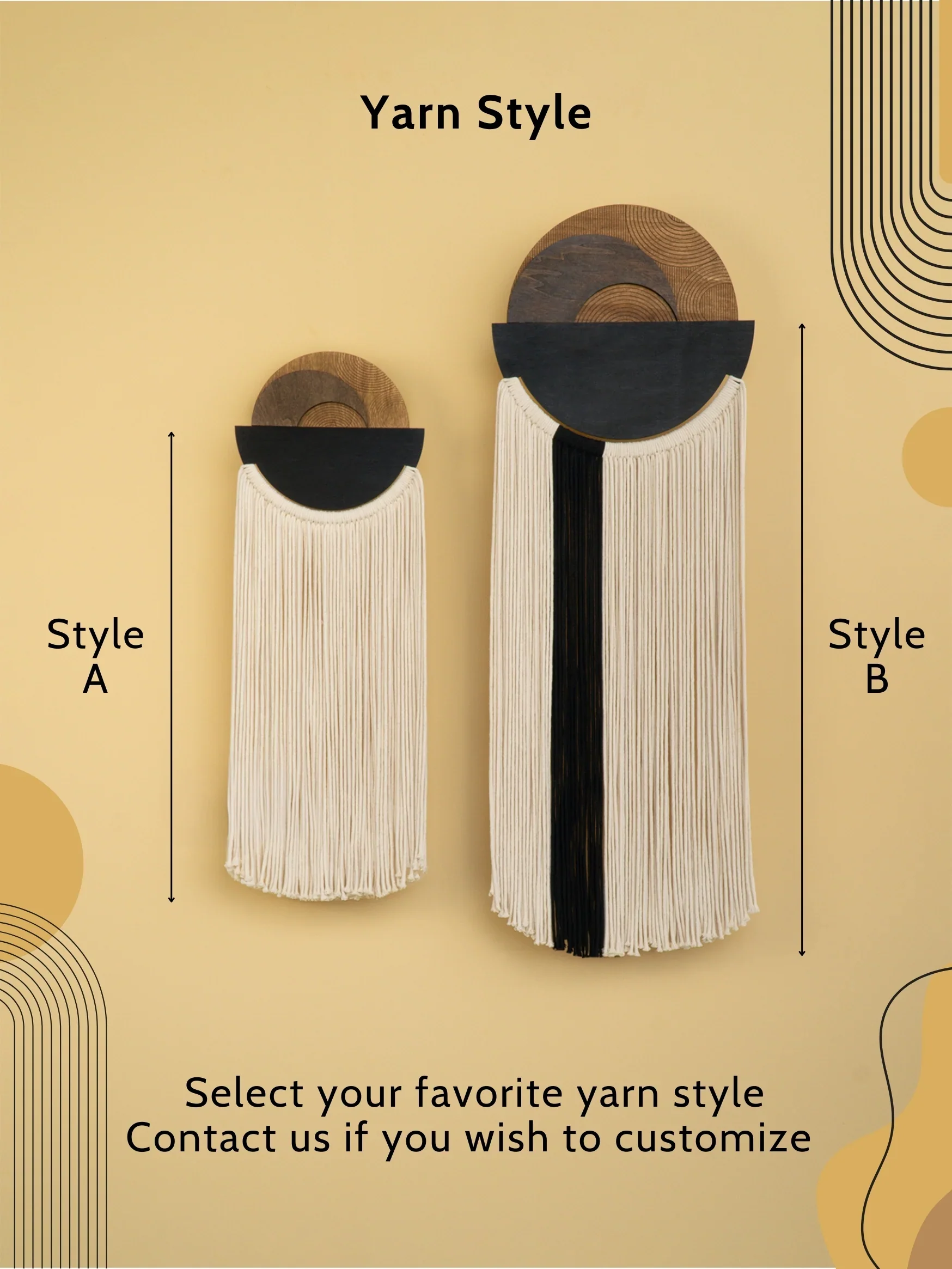 Fathom Macrame Fiber Wall Art (Y41) - Image 5
