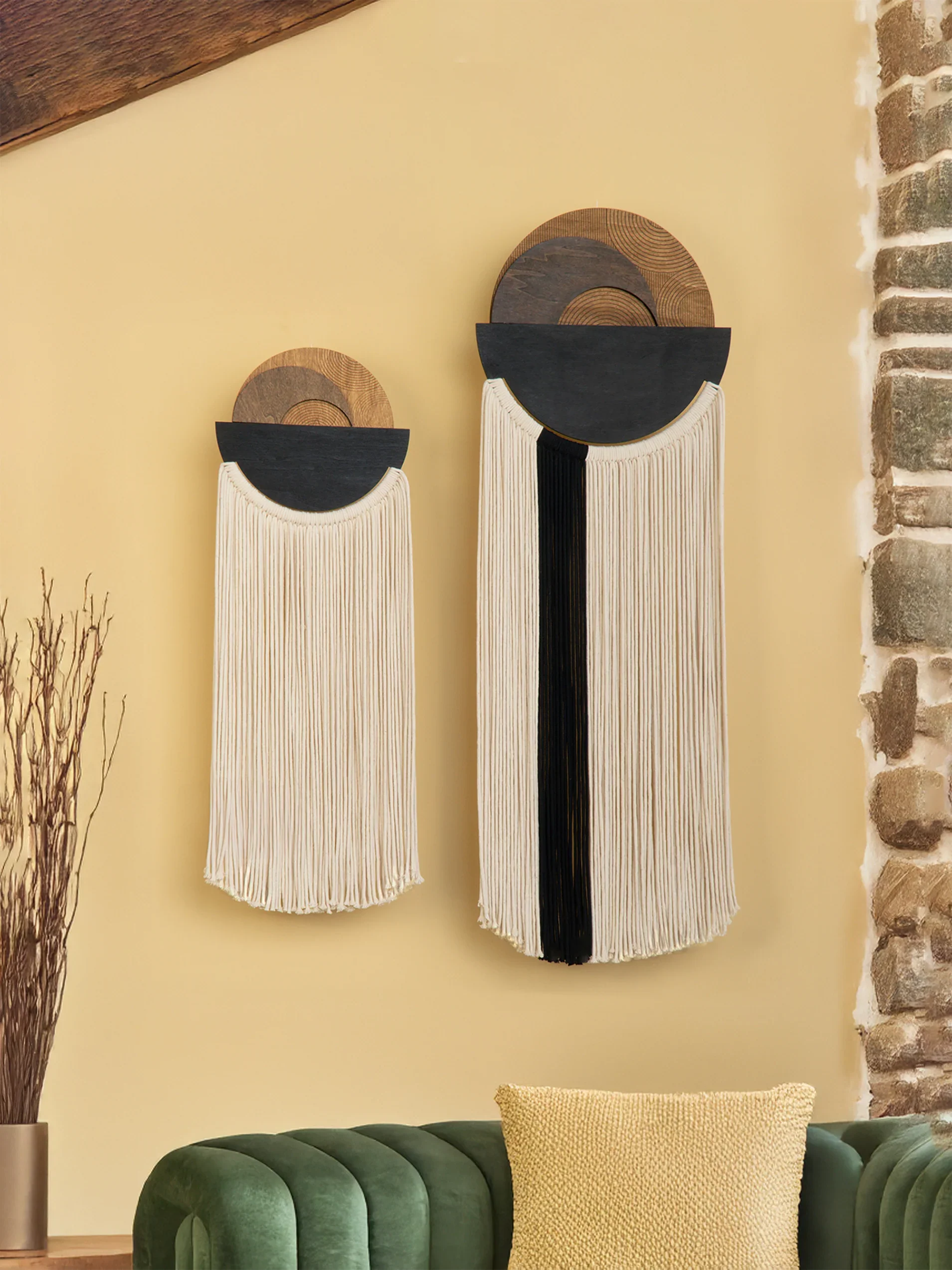 Fathom Macrame Fiber Wall Art (Y41) - Image 8