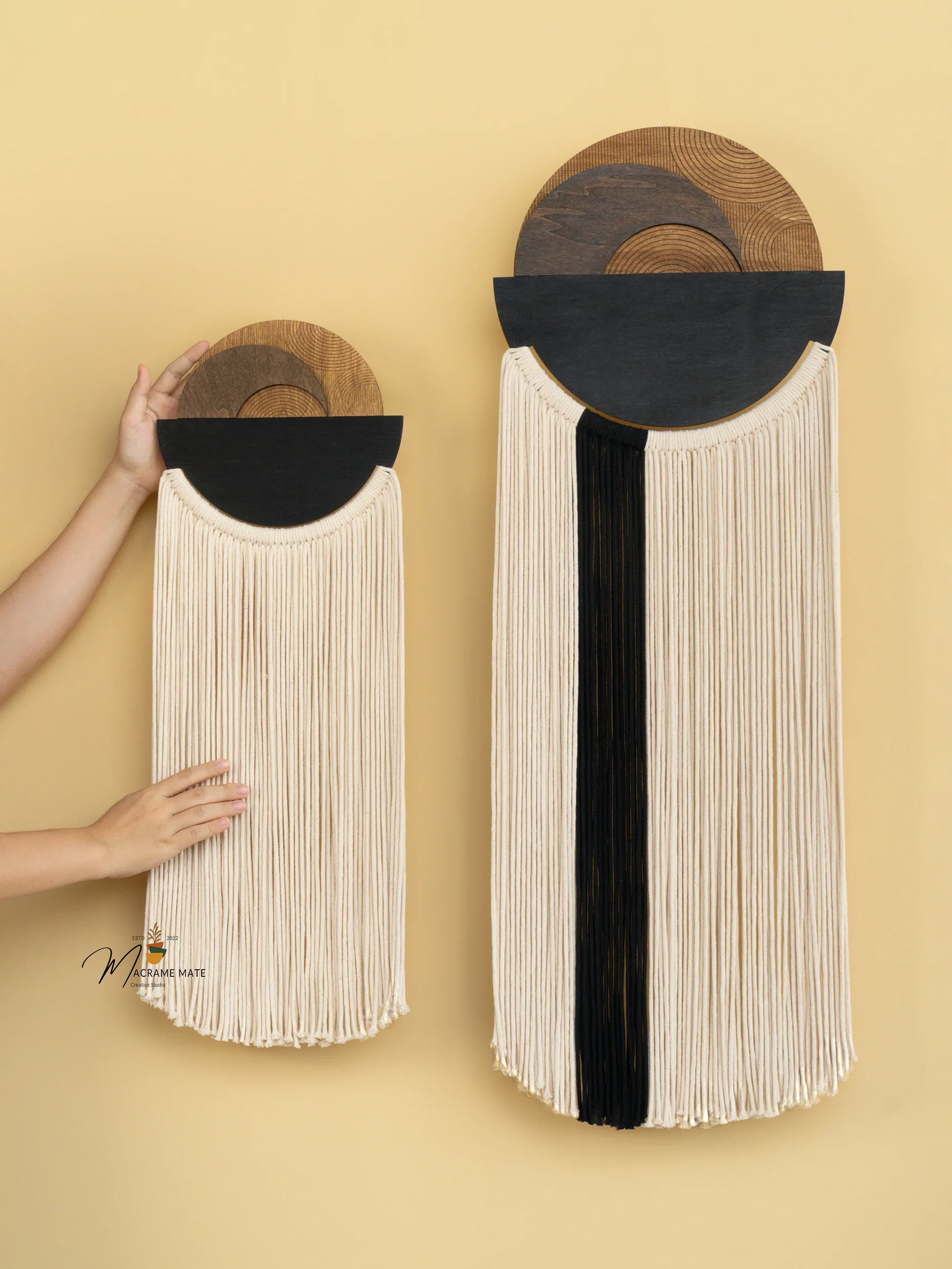 Fathom Macrame Fiber Wall Art (Y41) - Image 9