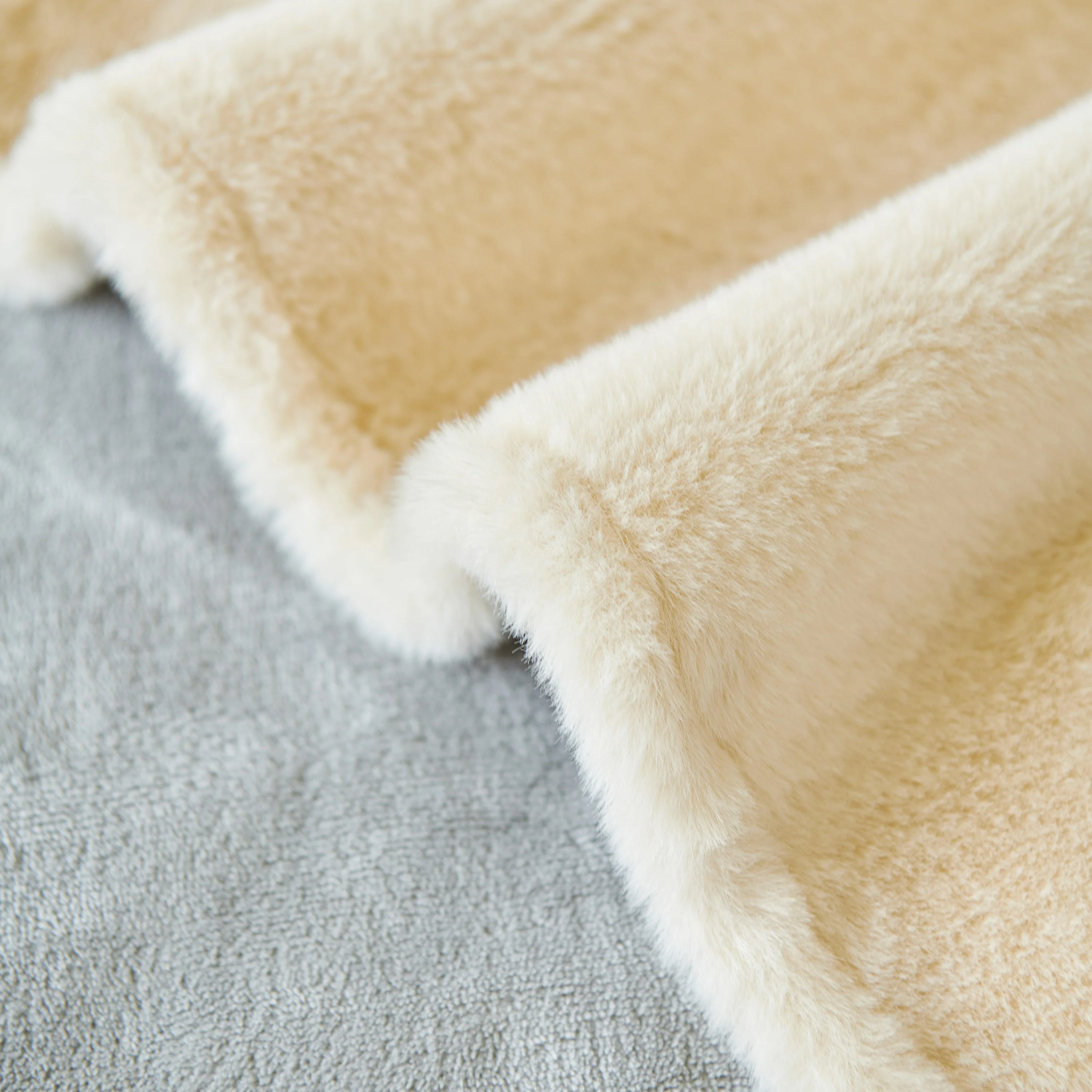 Faux Fur Smooth Plush Comfy Couch Covers, Soft Thicked Durable Blankets and Throws for Sofas - Image 104