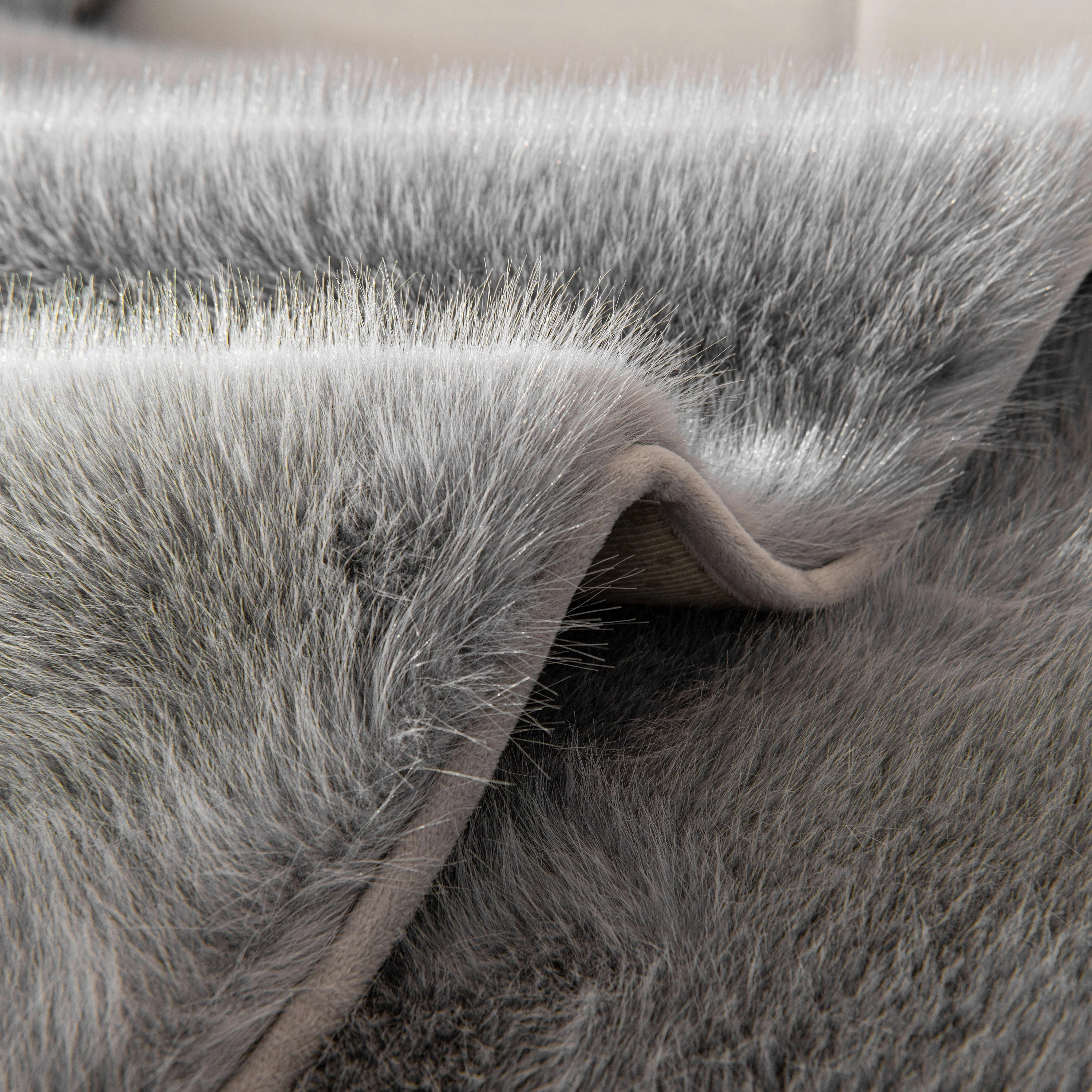 Faux Mink Velvet Luxury Fluffy Sofa Cushion, Winter Warm Thick Plush Non-slip Sofa Covers - Image 109