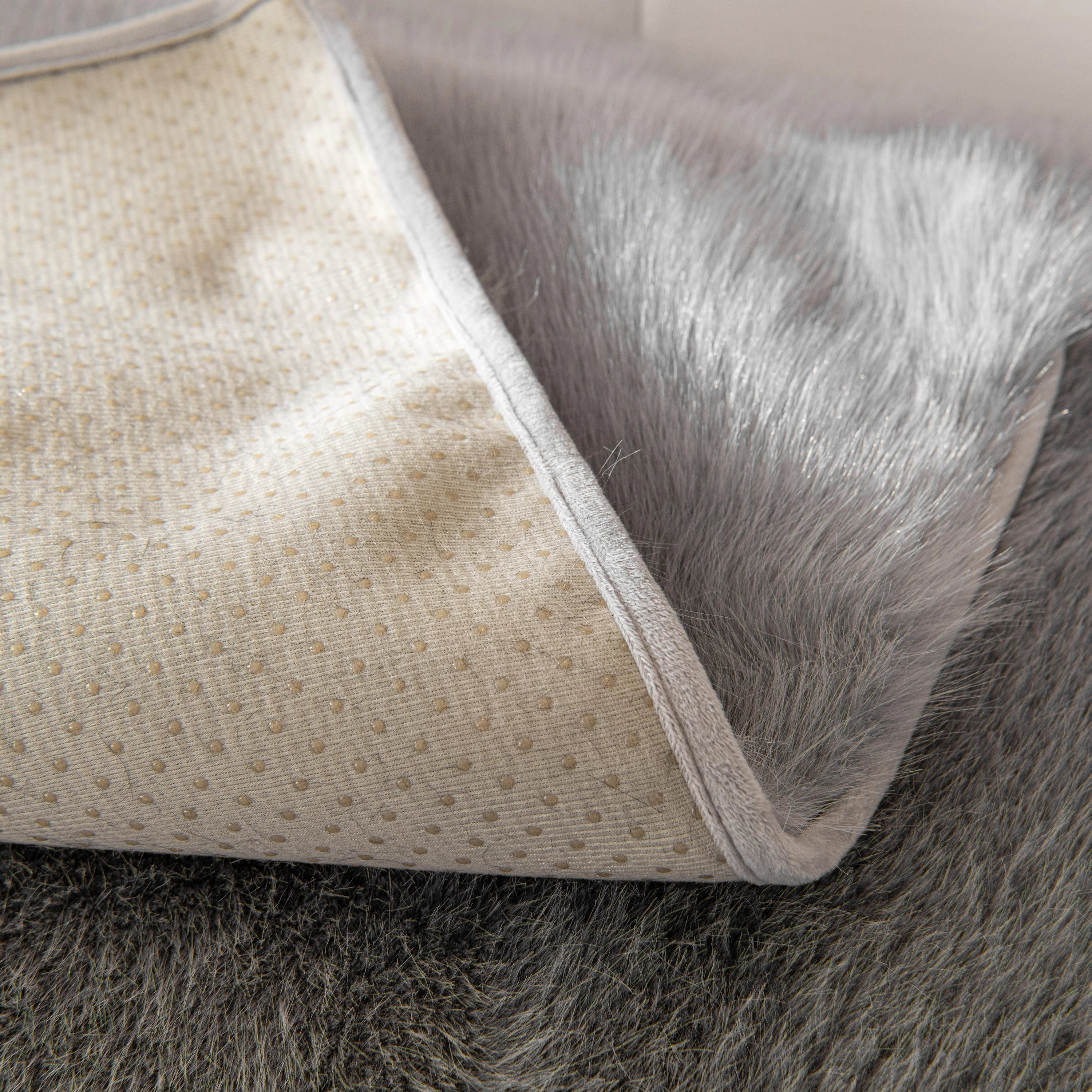 Faux Mink Velvet Luxury Fluffy Sofa Cushion, Winter Warm Thick Plush Non-slip Sofa Covers - Image 110