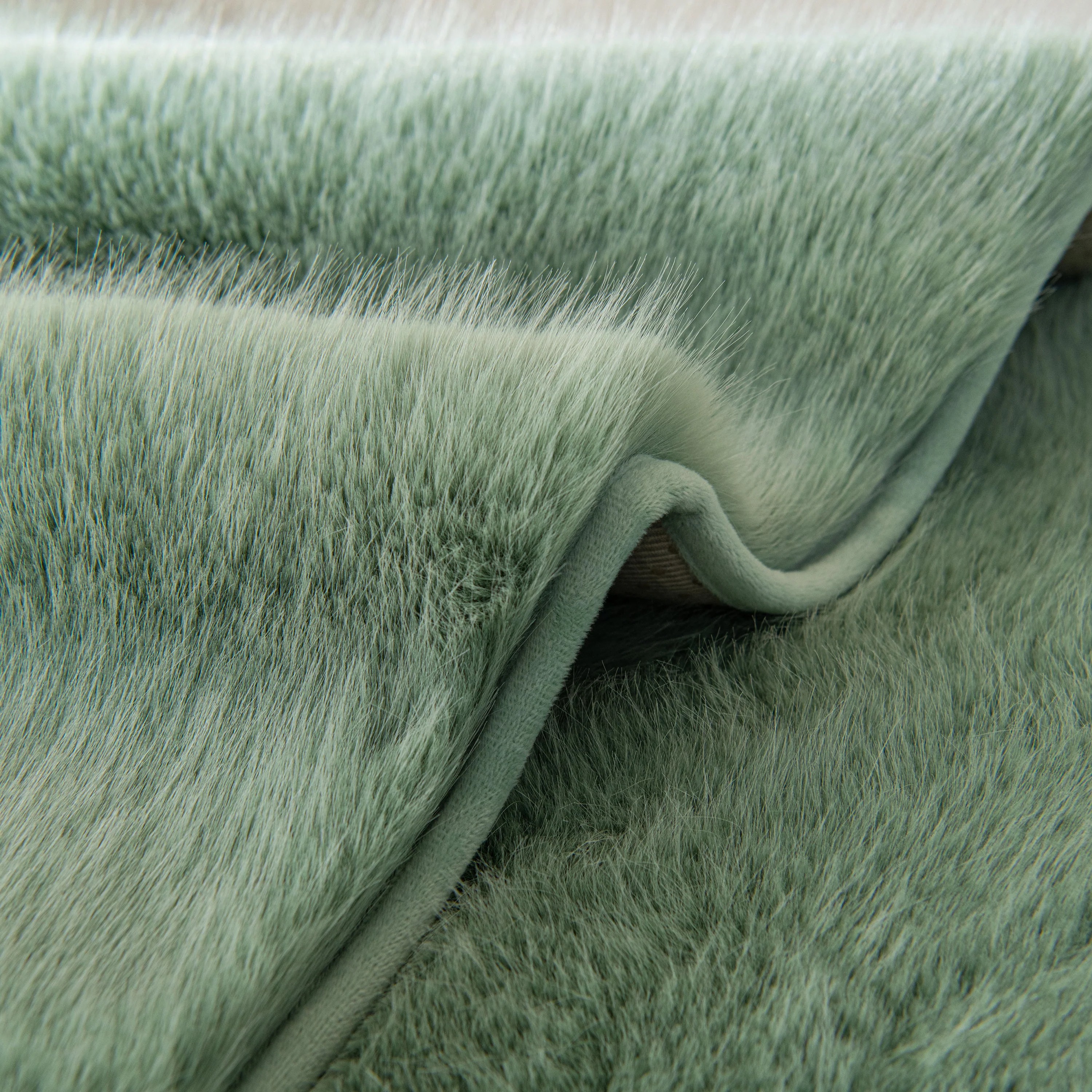 Faux Mink Velvet Luxury Fluffy Sofa Cushion, Winter Warm Thick Plush Non-slip Sofa Covers - Image 132
