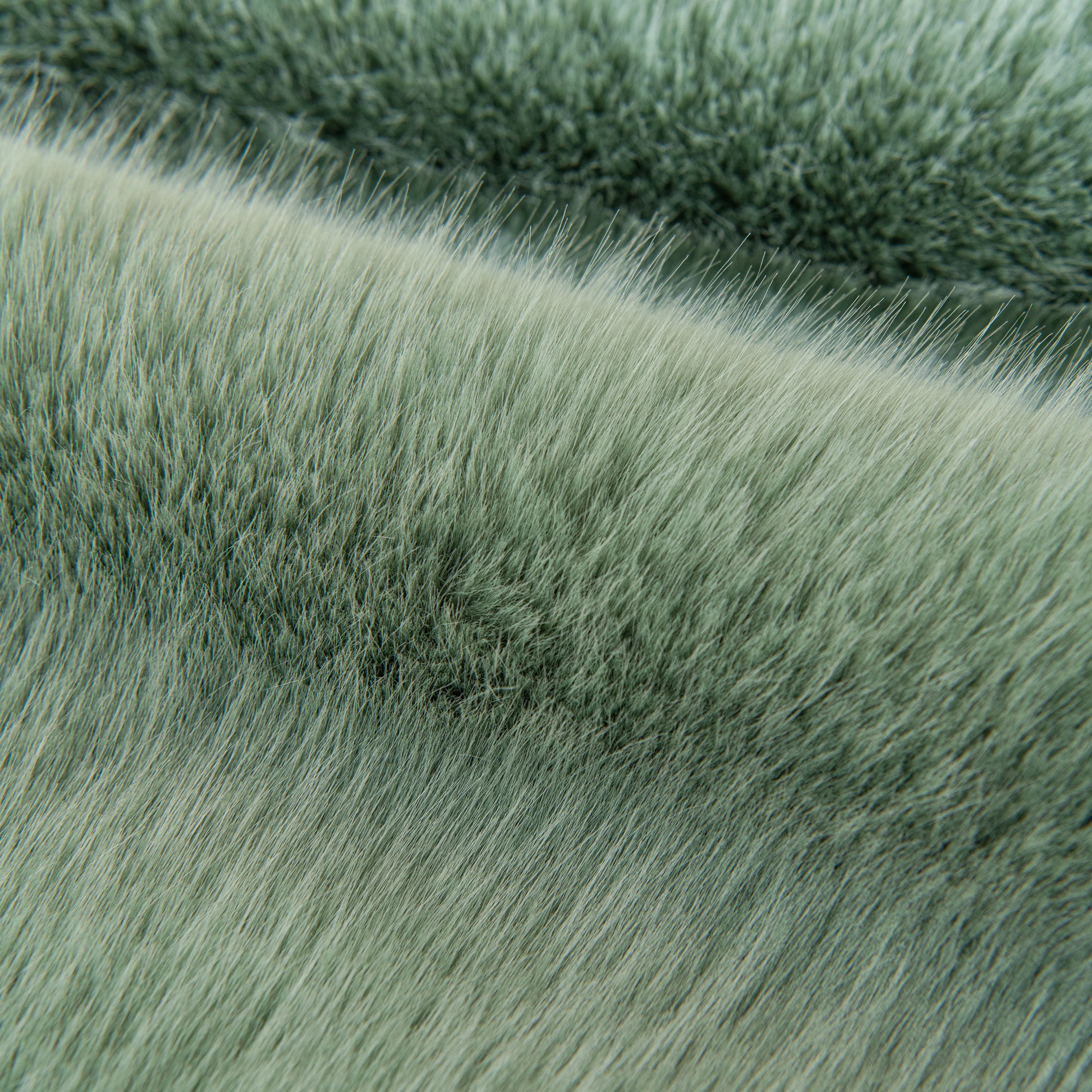Faux Mink Velvet Luxury Fluffy Sofa Cushion, Winter Warm Thick Plush Non-slip Sofa Covers - Image 133
