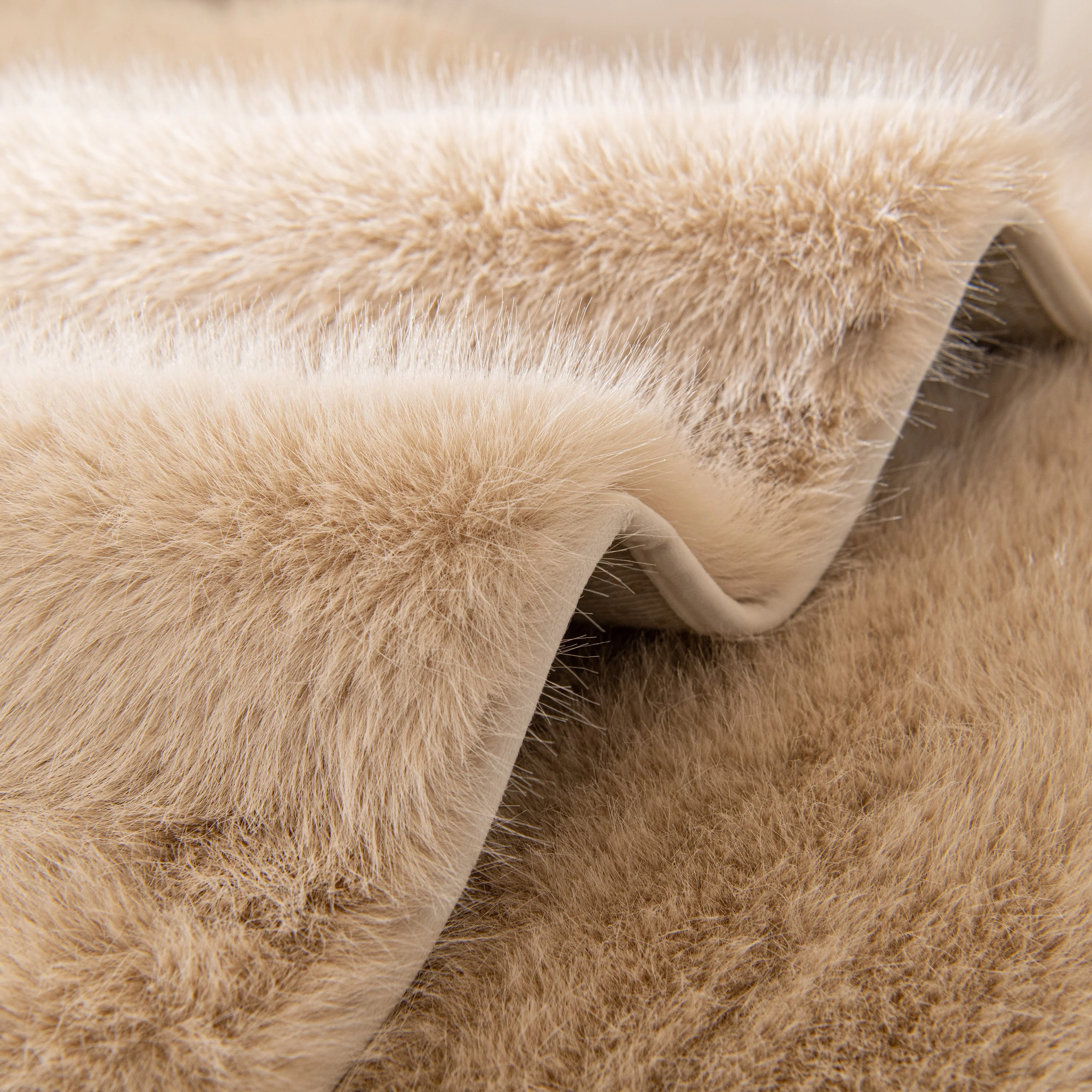 Faux Mink Velvet Luxury Fluffy Sofa Cushion, Winter Warm Thick Plush Non-slip Sofa Covers - Image 85