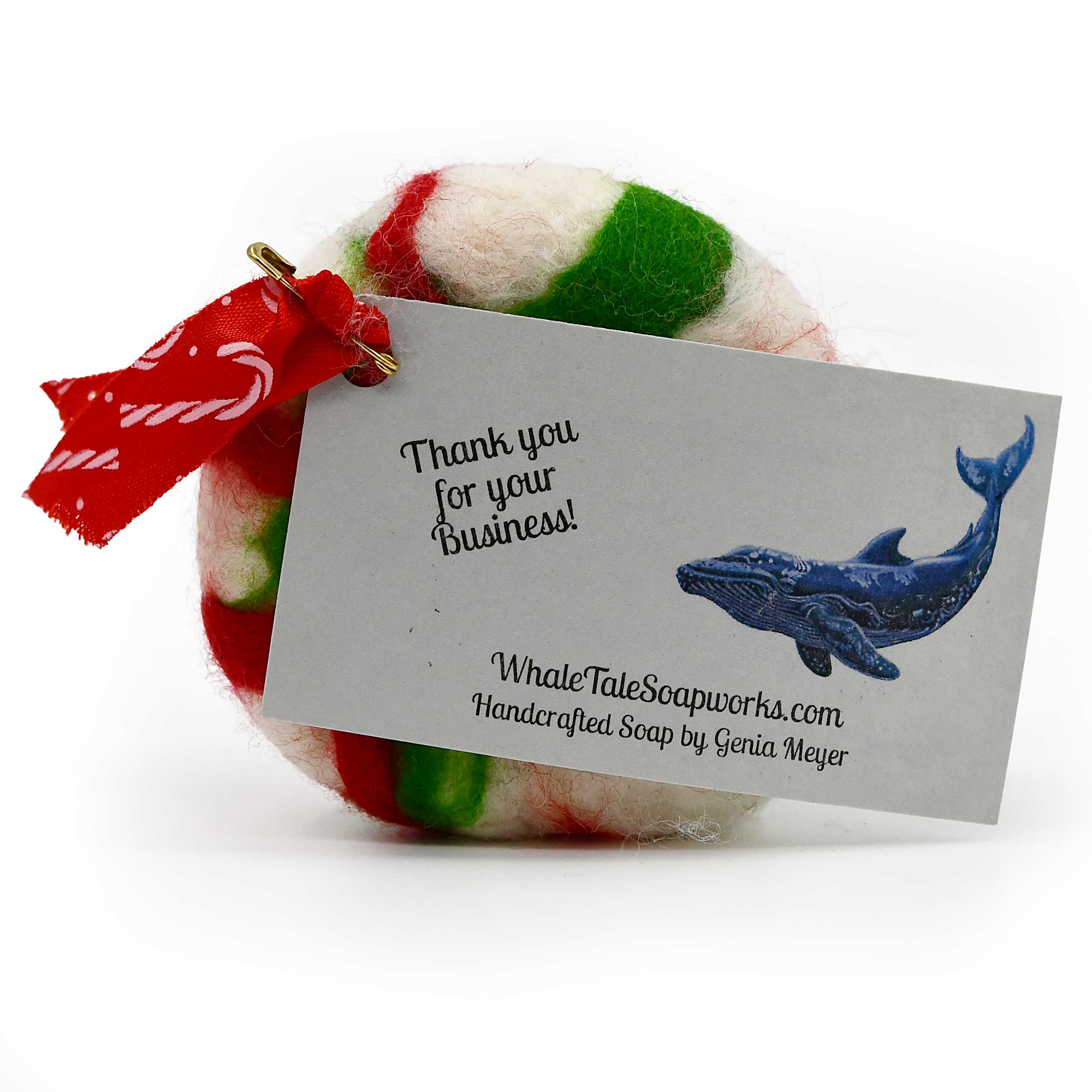 Felt Soap Bar | Washcloth + Soap in One | 3 oz | Whale Tale Soapworks - Image 13