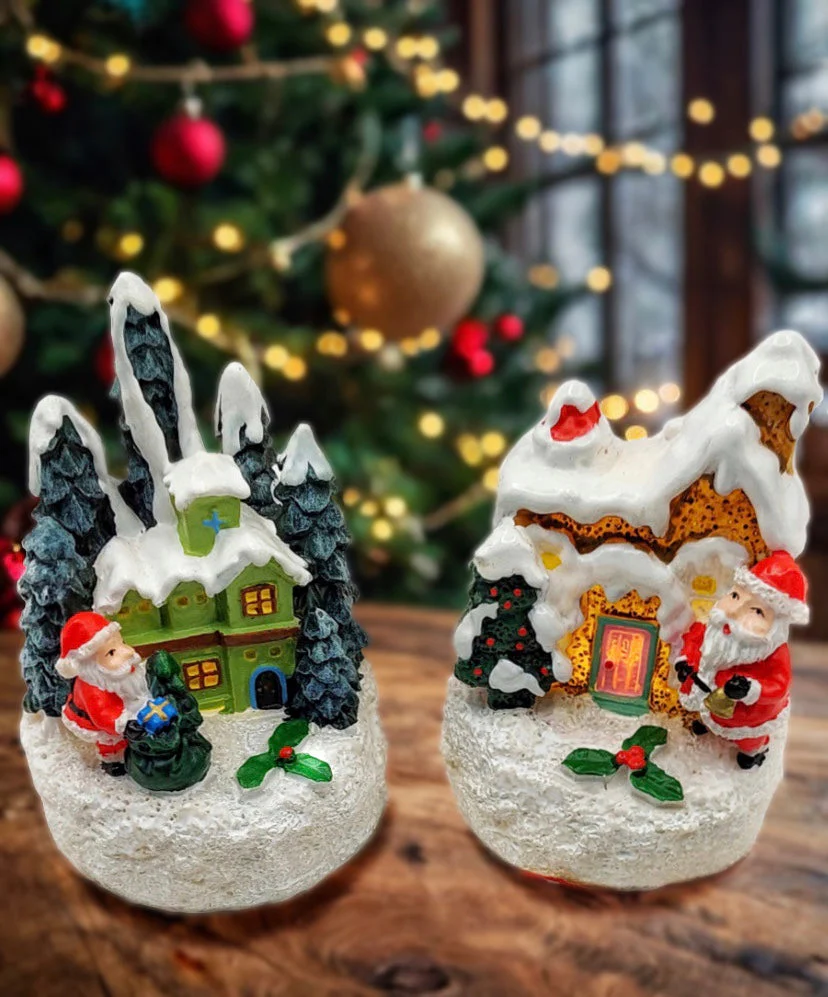 Festive House with Snowman. Christmas Village Wizardi F07-N1-3-Y26B - Image 2