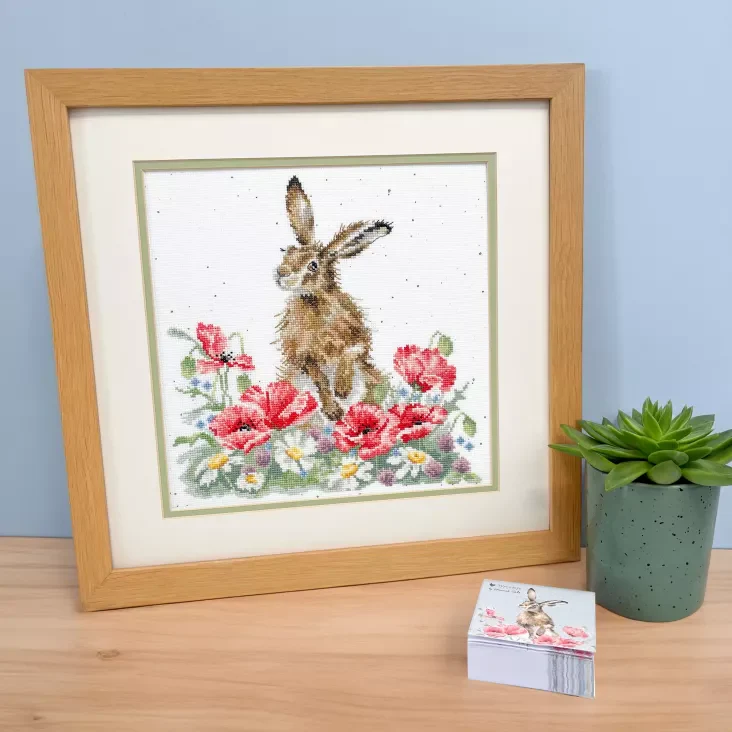 Field Of Flowers XHD143 Counted Cross Stitch Kit - Image 2