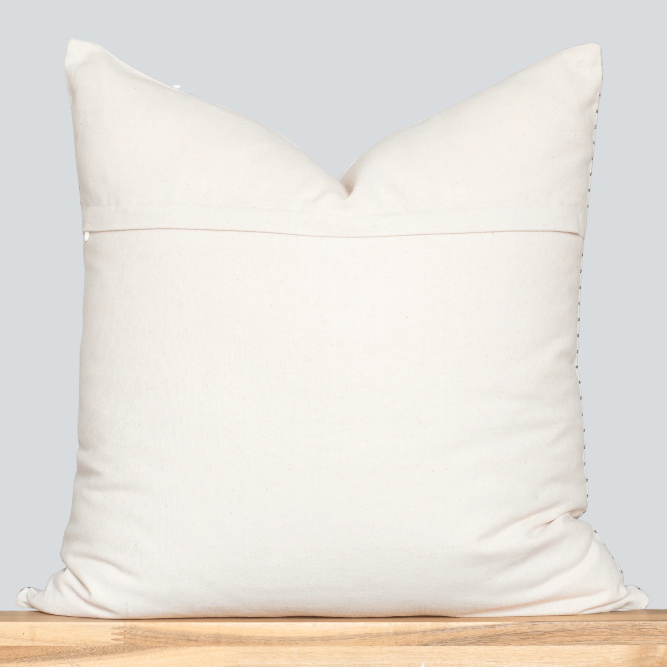 Fina Striped Pillow Cover | Cream, Black - Image 5