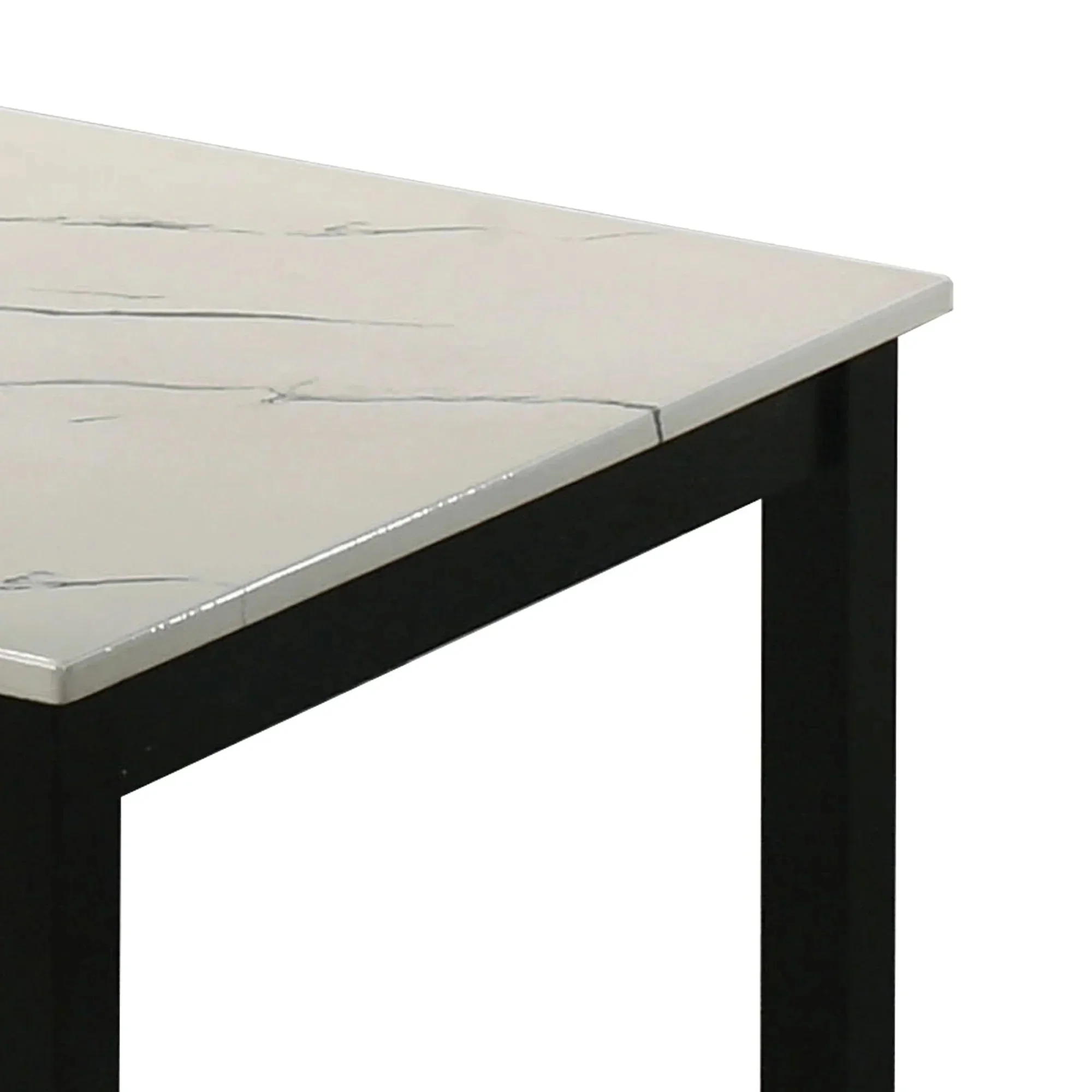 Findlay 3-Piece 47.5 in. Rectangle Faux Marble Top Coffee Table Set with Solid Wood Legs - Image 27