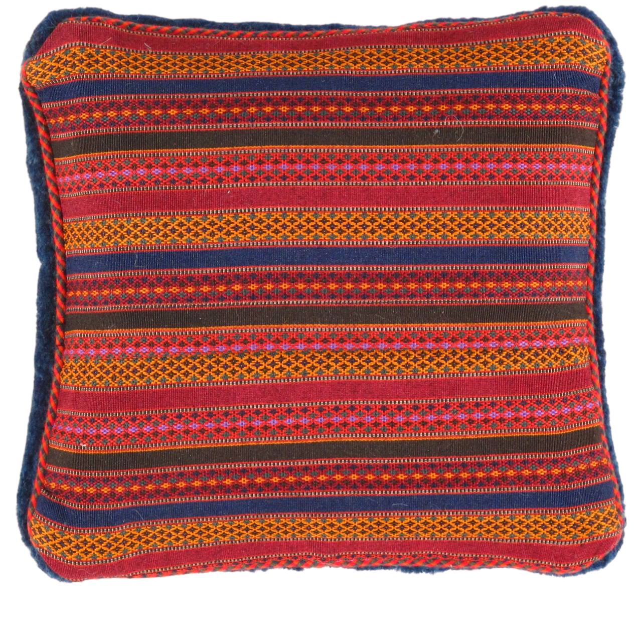 Fine Hand knotted Gabbeh pillow 15"X 15" - Image 2