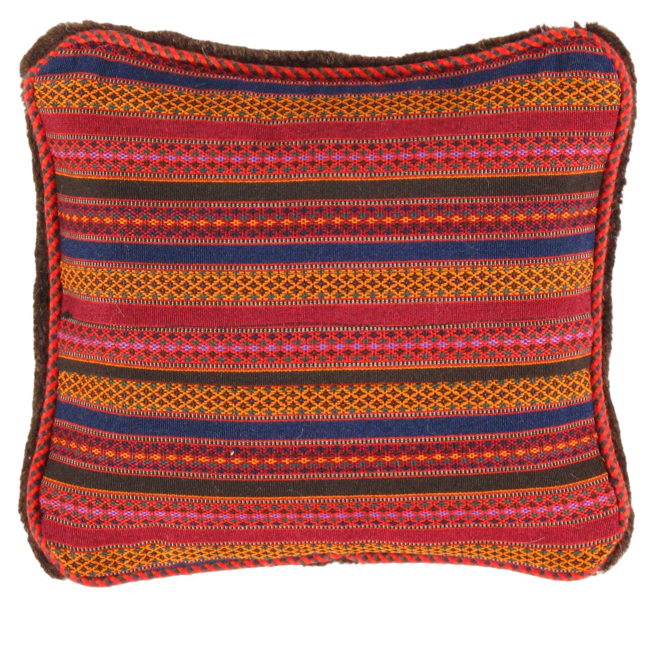 Fine Hand knotted Gabbeh pillow 15"X 15" - Image 2