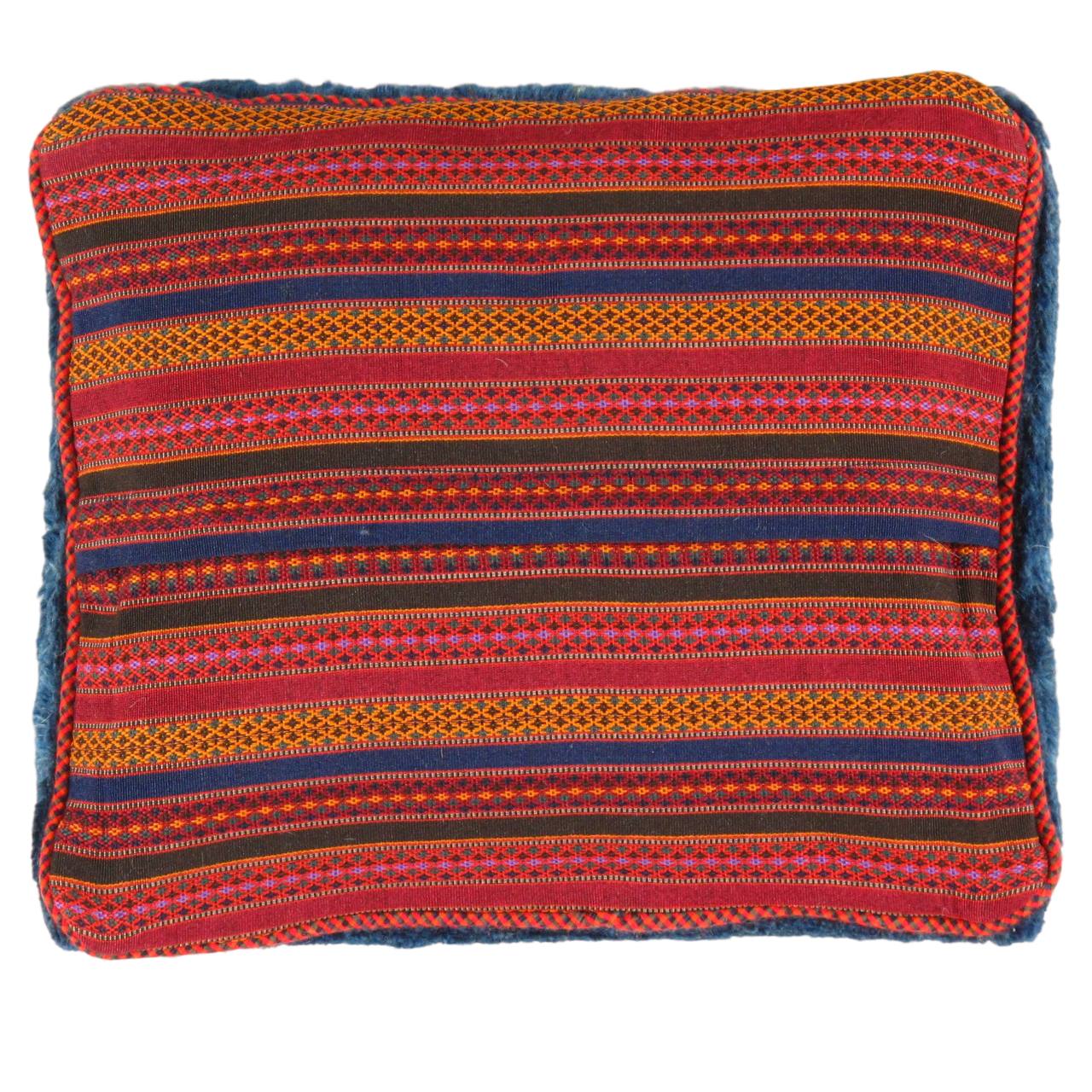 Fine Hand knotted Gabbeh pillow 16"X 16" - Image 2