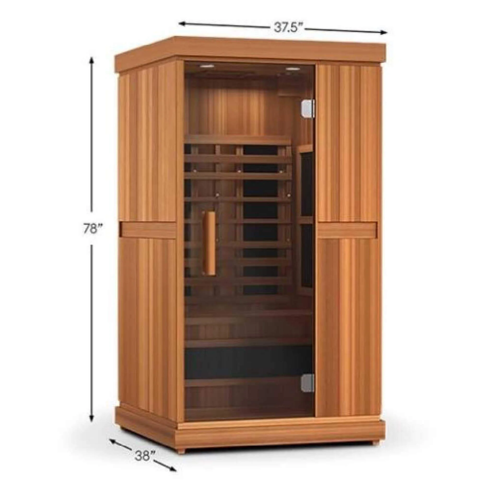 Finnmark FD-1 Full Spectrum 1-Person Home Infrared Sauna With Bluetooth Audio [FD-KN001] (SAK18374) - Image 8