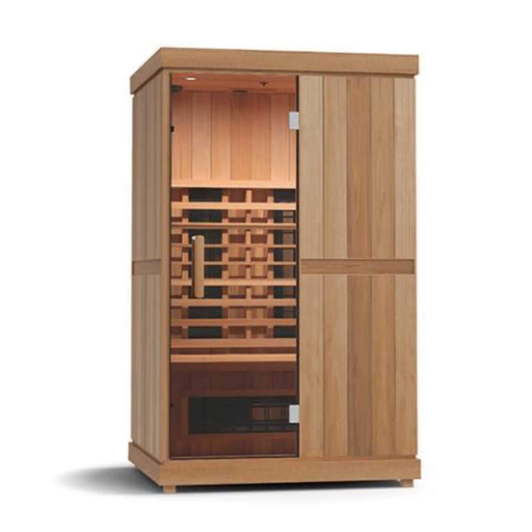 Finnmark FD-2 Full-Spectrum 2-Person Home Infrared Sauna With Built-In LCD Touchscreen Controller [FD-KN002] (SAK94731) - Image 7
