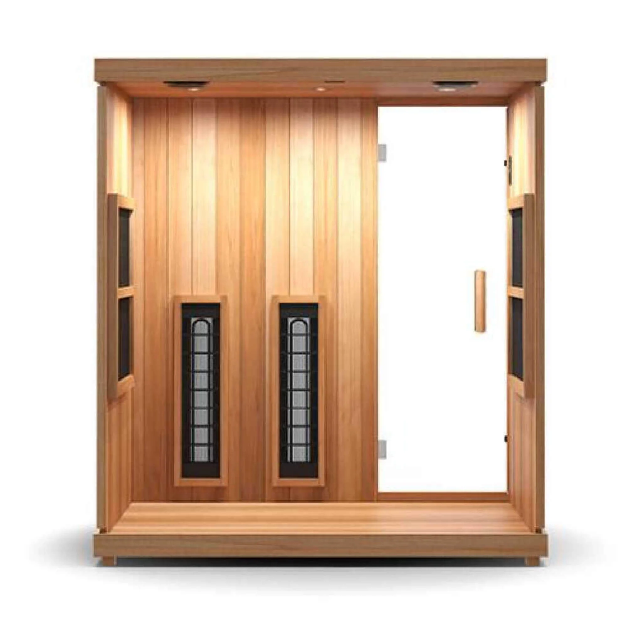 Finnmark FD-3 Full Spectrum 4-Person Capacity Home Infrared Sauna With Adjustable Sauna Feet [FD-KN003] (SAK52689) - Image 6