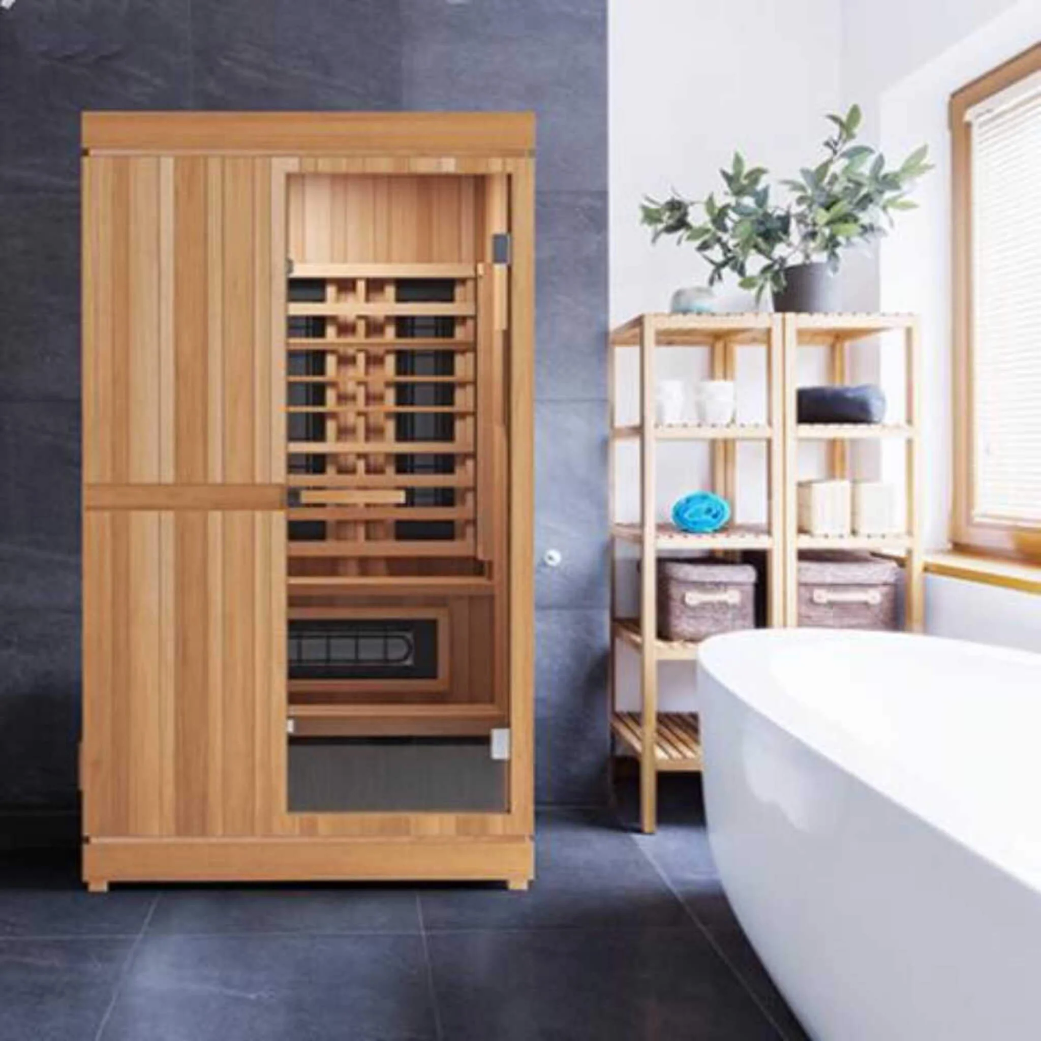 Finnmark FD-4 Trinity 2-Person Home Infrared & Steam Sauna Combo [FD-KN004] (SAK41865) - Image 3