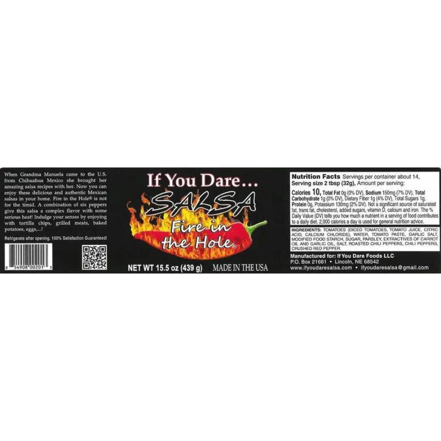 Fire In The Hole Spicy Salsa | 15.5 oz | Pack of 2 | If You Dare Foods - Image 5
