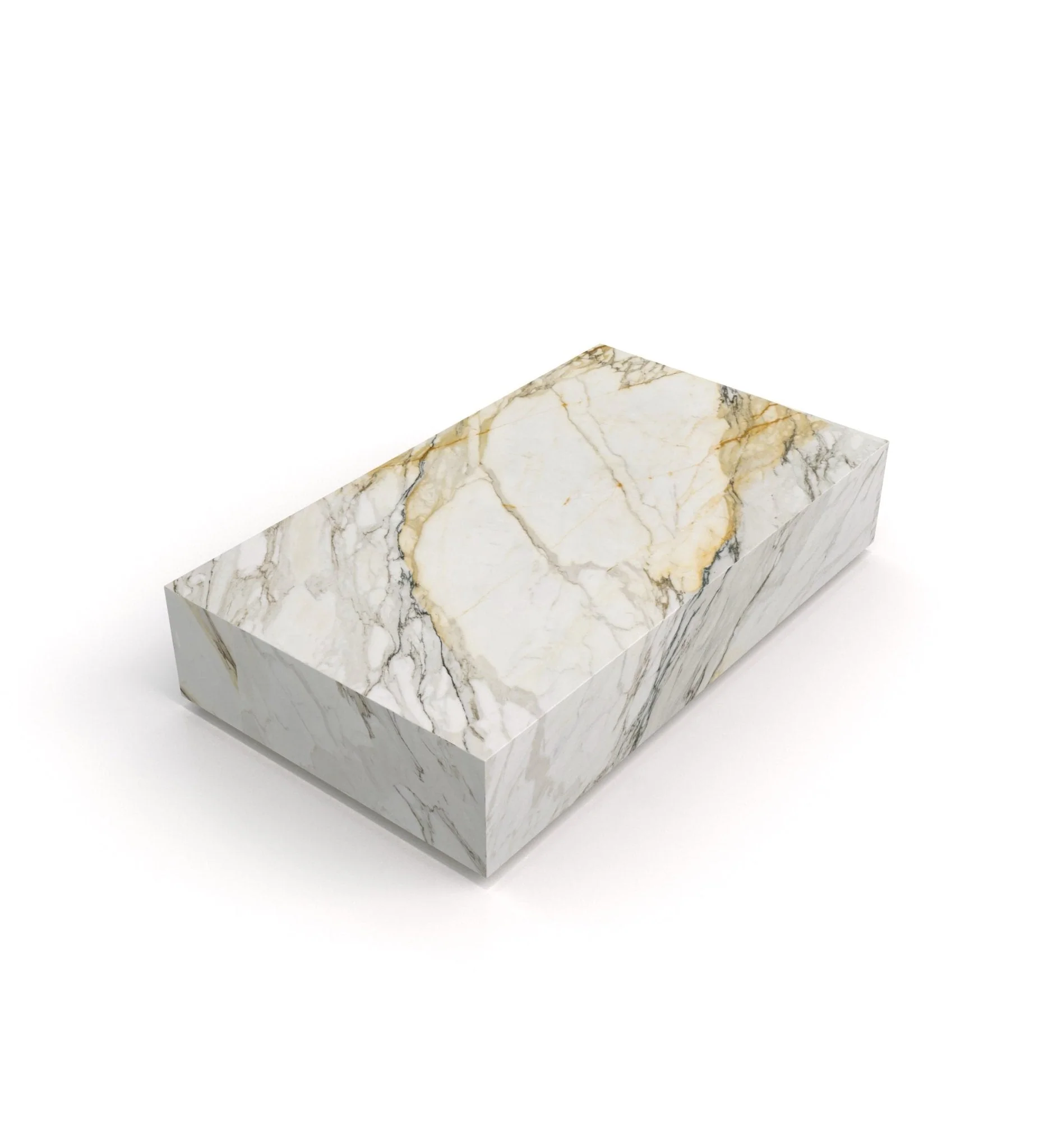 Firenze Rectangular Plinth Coffee Table - Image 2