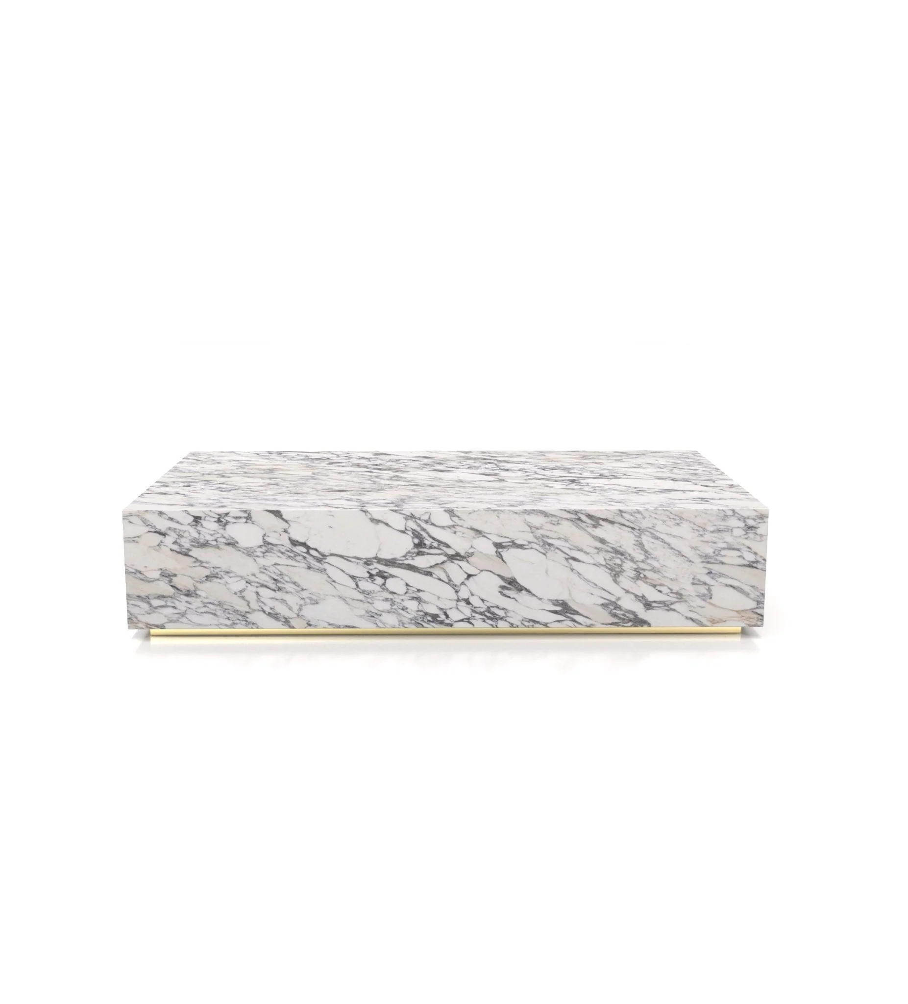 Firenze Rectangular Plinth Coffee Table - Image 4
