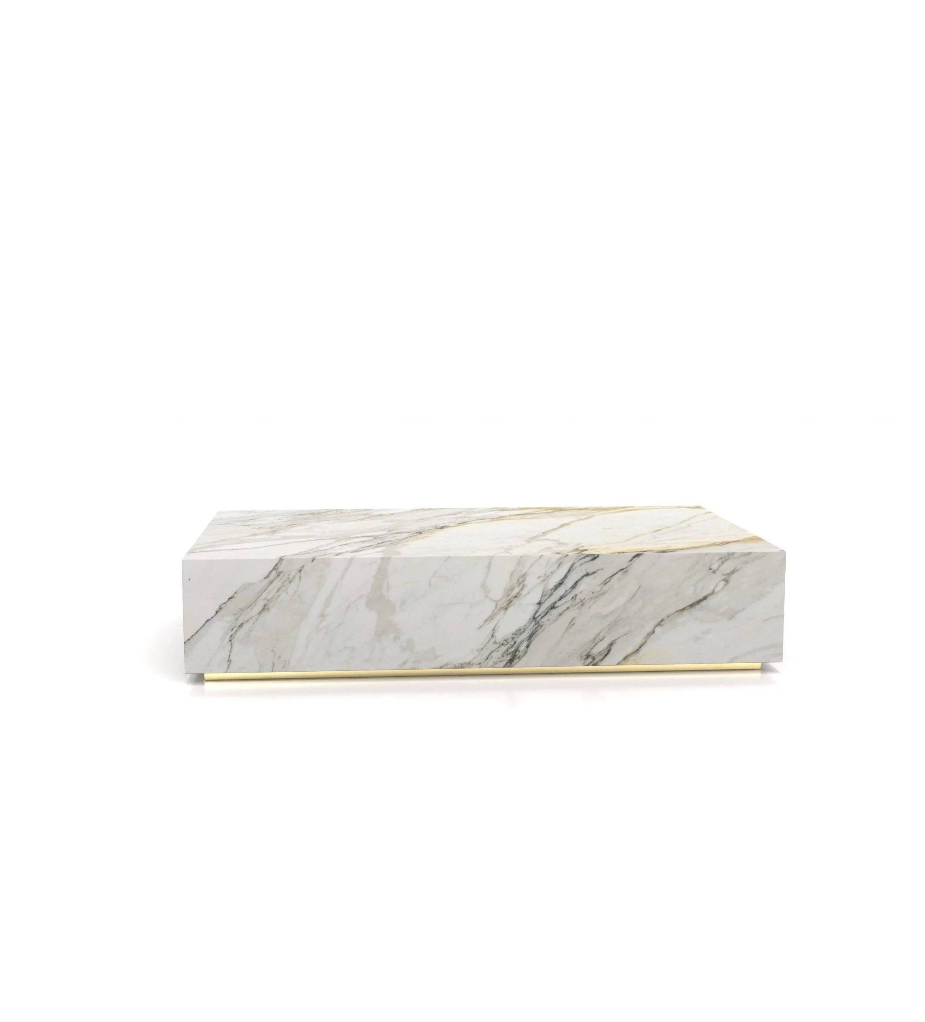 Firenze Rectangular Plinth Coffee Table - Image 6