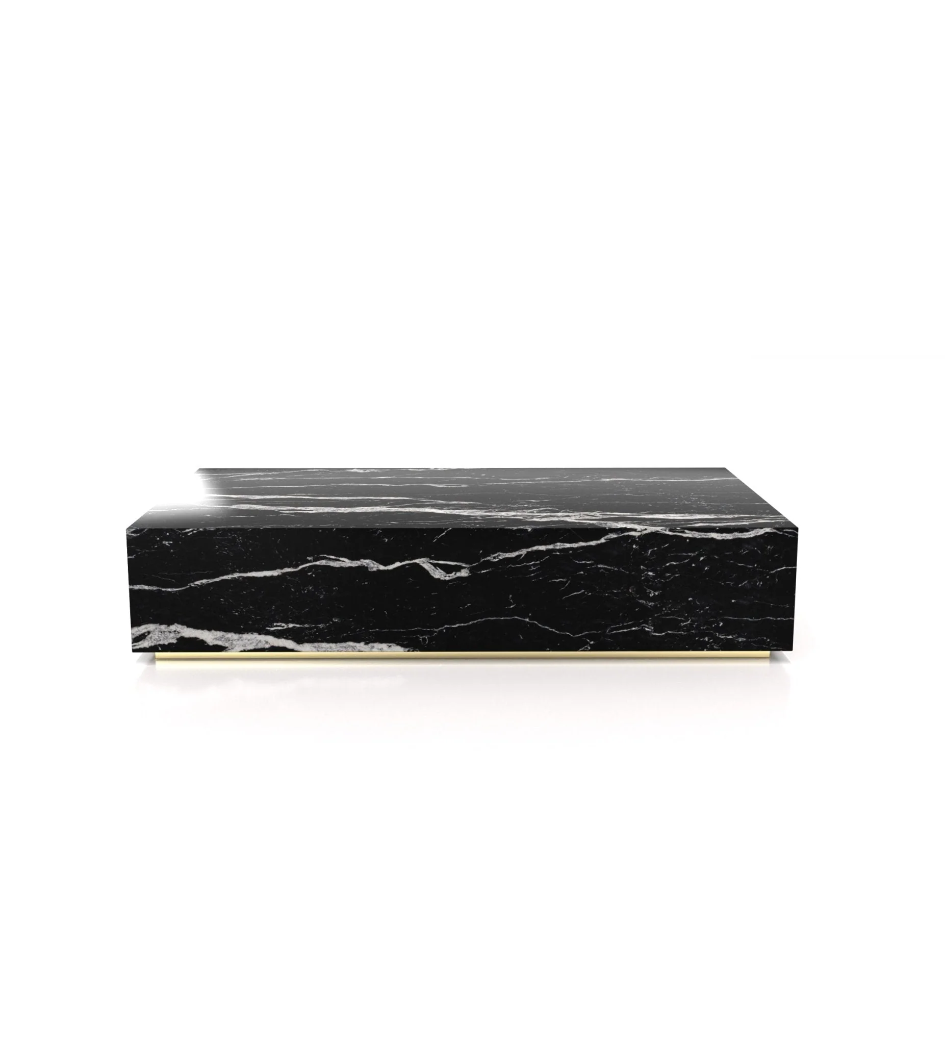 Firenze Rectangular Plinth Coffee Table - Image 9