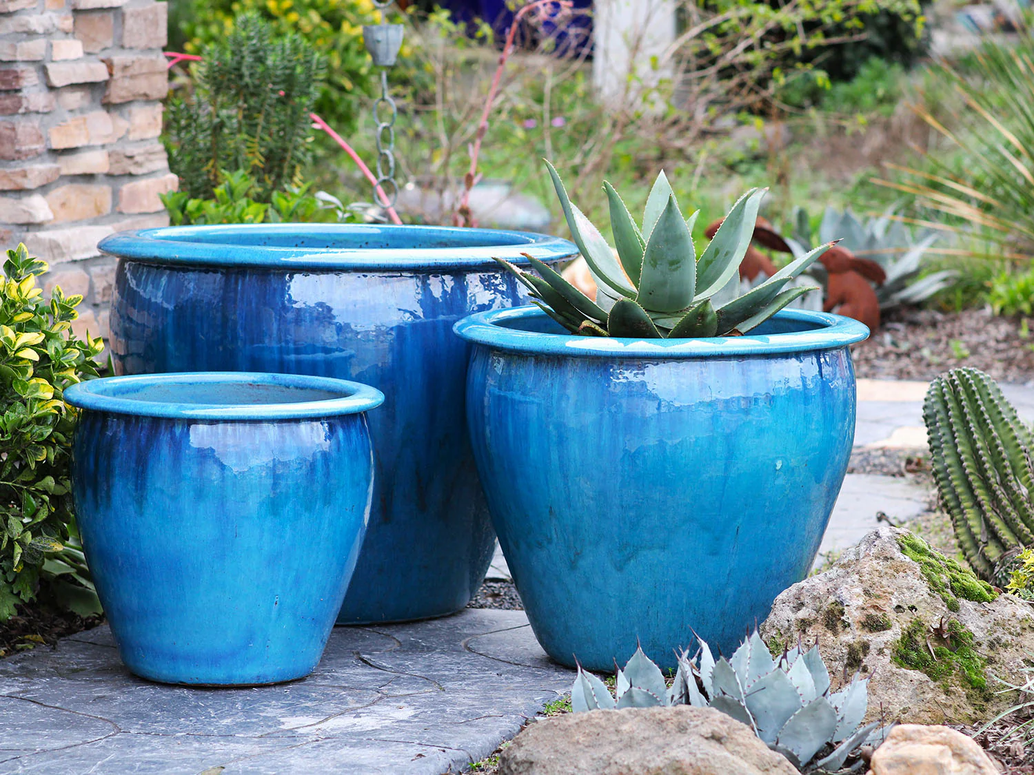 Fish Bowl Pots - Set of 3 By Plantatorem - Image 6