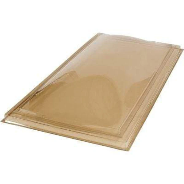 Fixed Curb Mount Fixed Polycarbonate Skylight - Bronze/Clear - Image 2