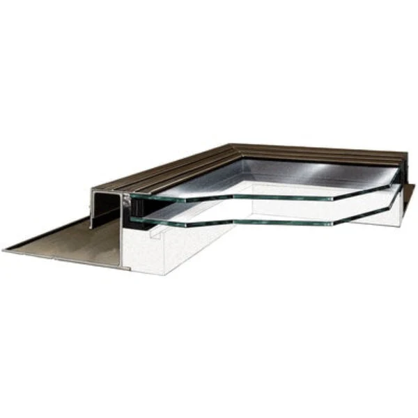 Fixed Self Flashing Tempered Skylight - Clear Glass - Image 3
