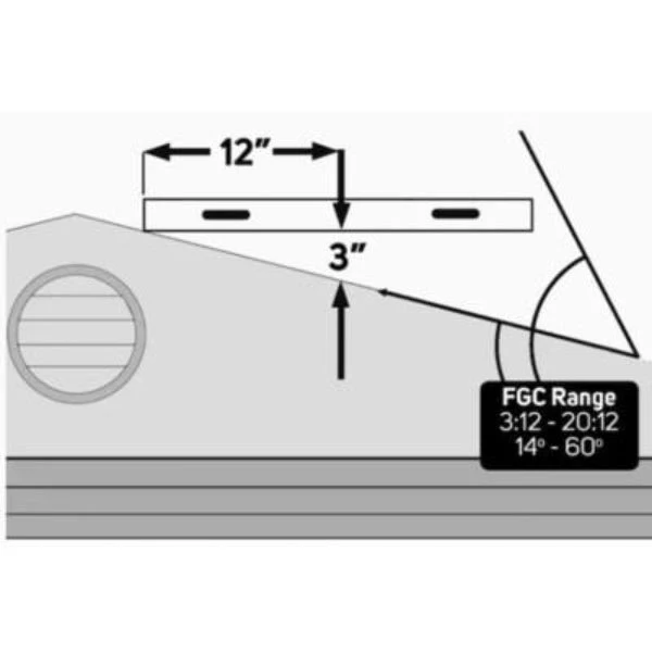Fixed Self Flashing Tempered Skylight - Clear Glass - Image 5