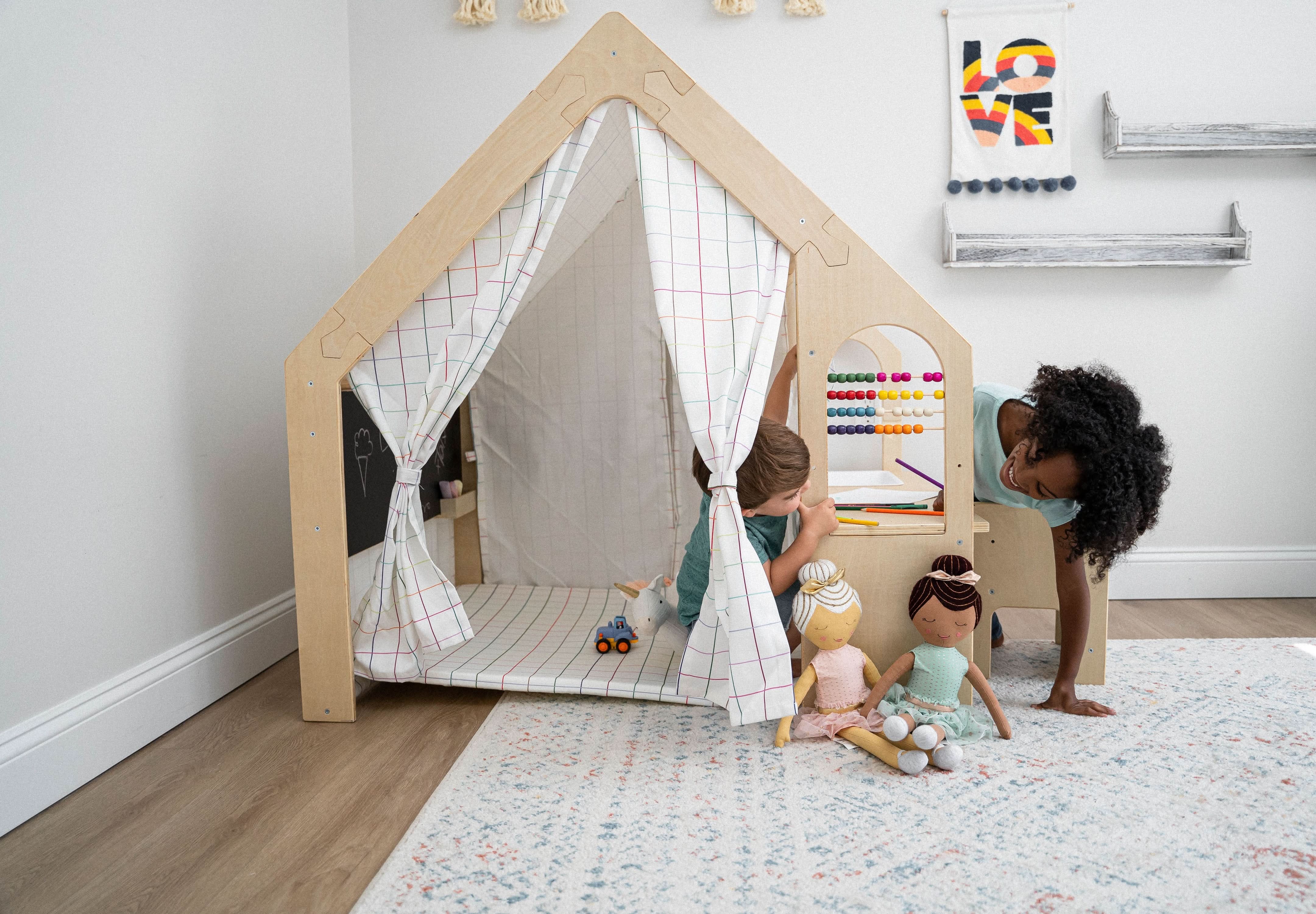 Flair | Playhouse & Sensory Desk - Colorful - Image 6