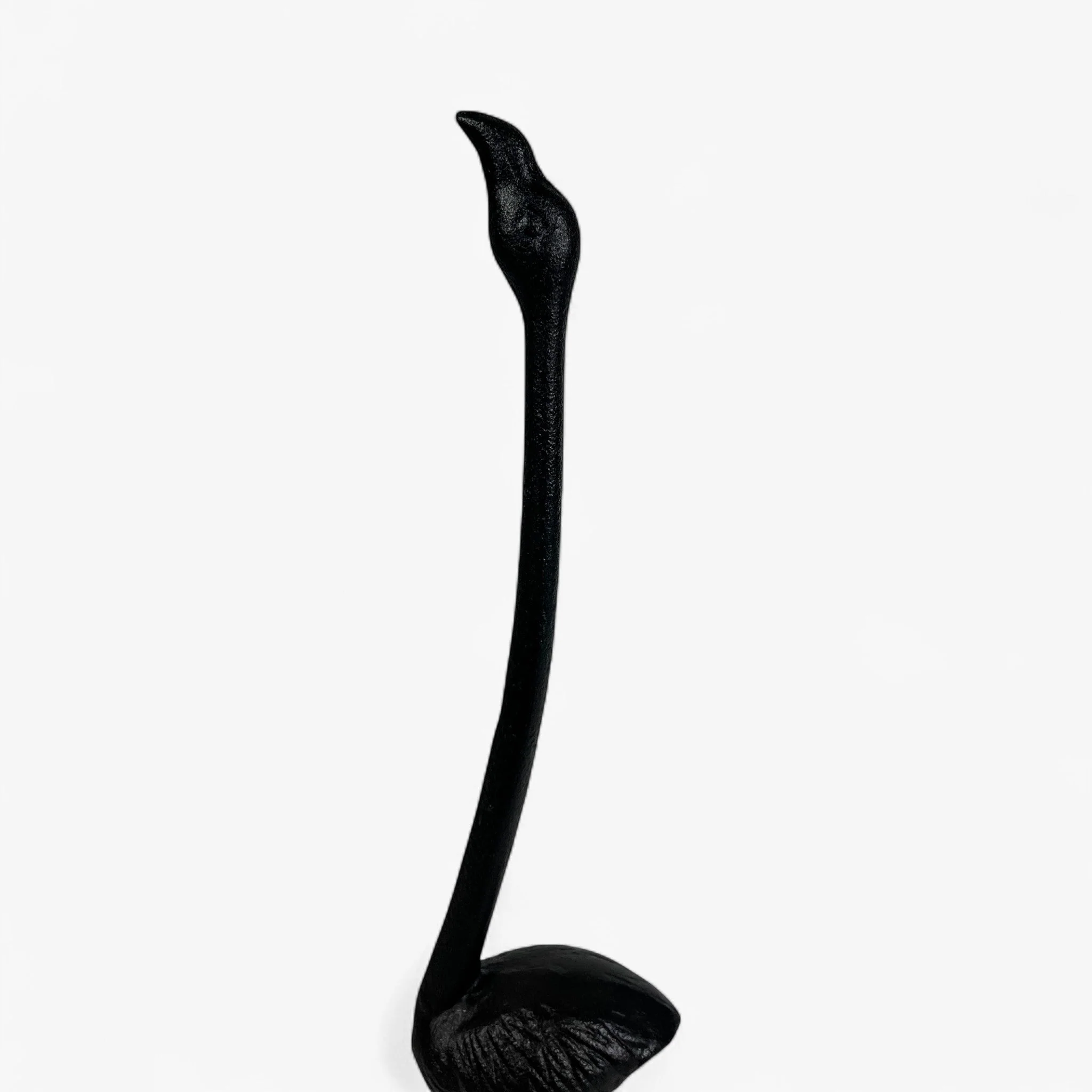 Flamingo Toilet Paper Holder Cast Iron Black Kitchen Decor - Image 6