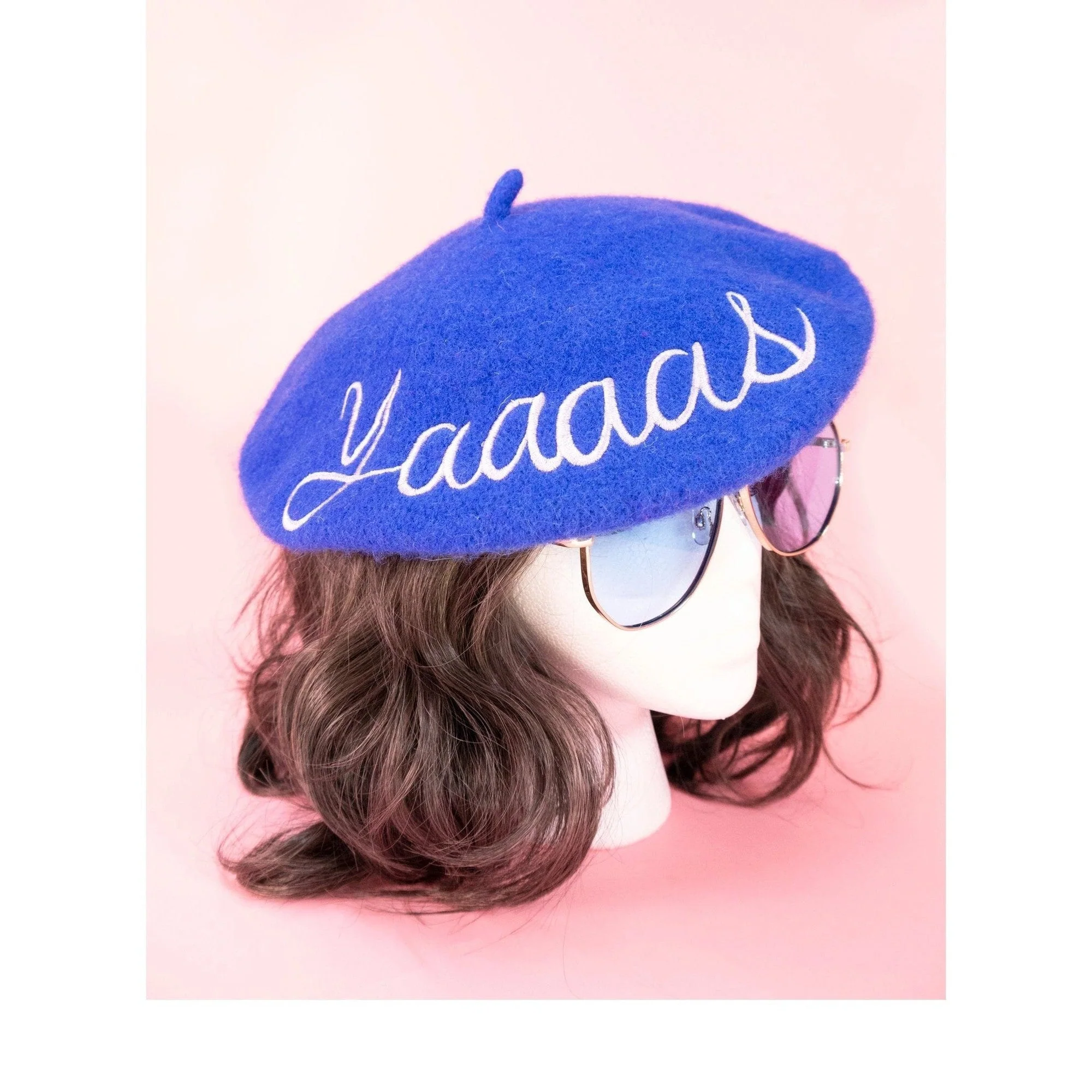 FLASH SALE: Embroidered Berets in 5 Fun Colors and Sayings | Wool and Nylon - Image 15