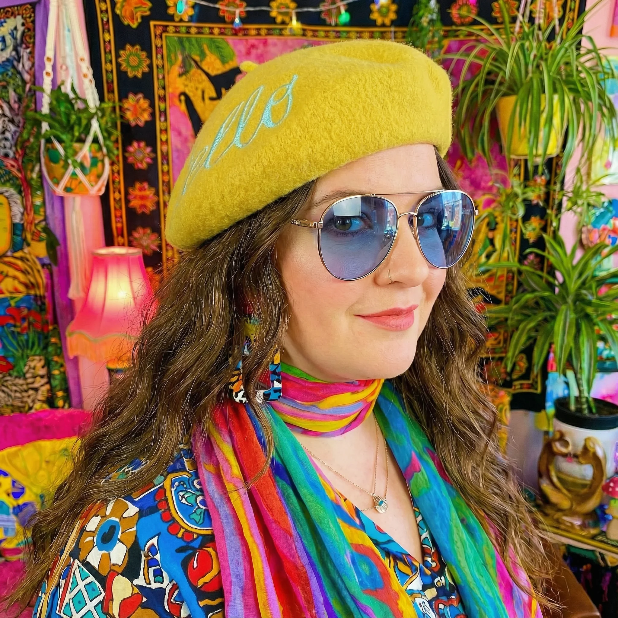 FLASH SALE: Embroidered Berets in 5 Fun Colors and Sayings | Wool and Nylon - Image 4