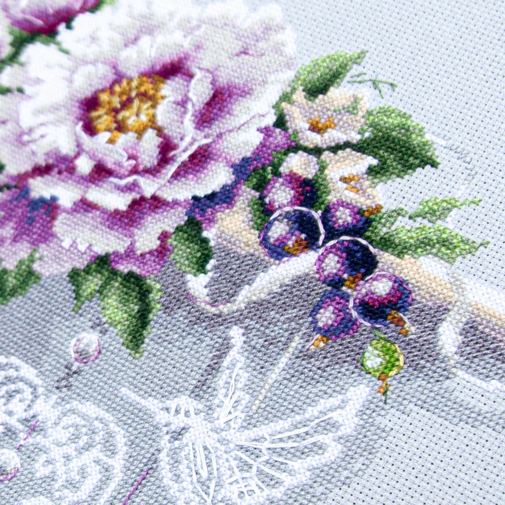 Floral Decor 70-05 Counted Cross-Stitch Kit - Image 5