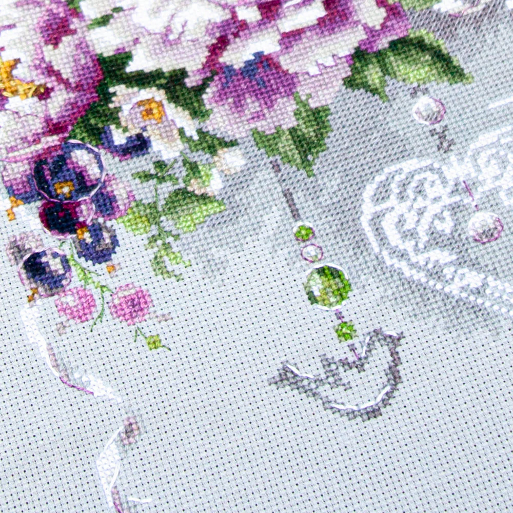 Floral Decor 70-05 Counted Cross-Stitch Kit - Image 7