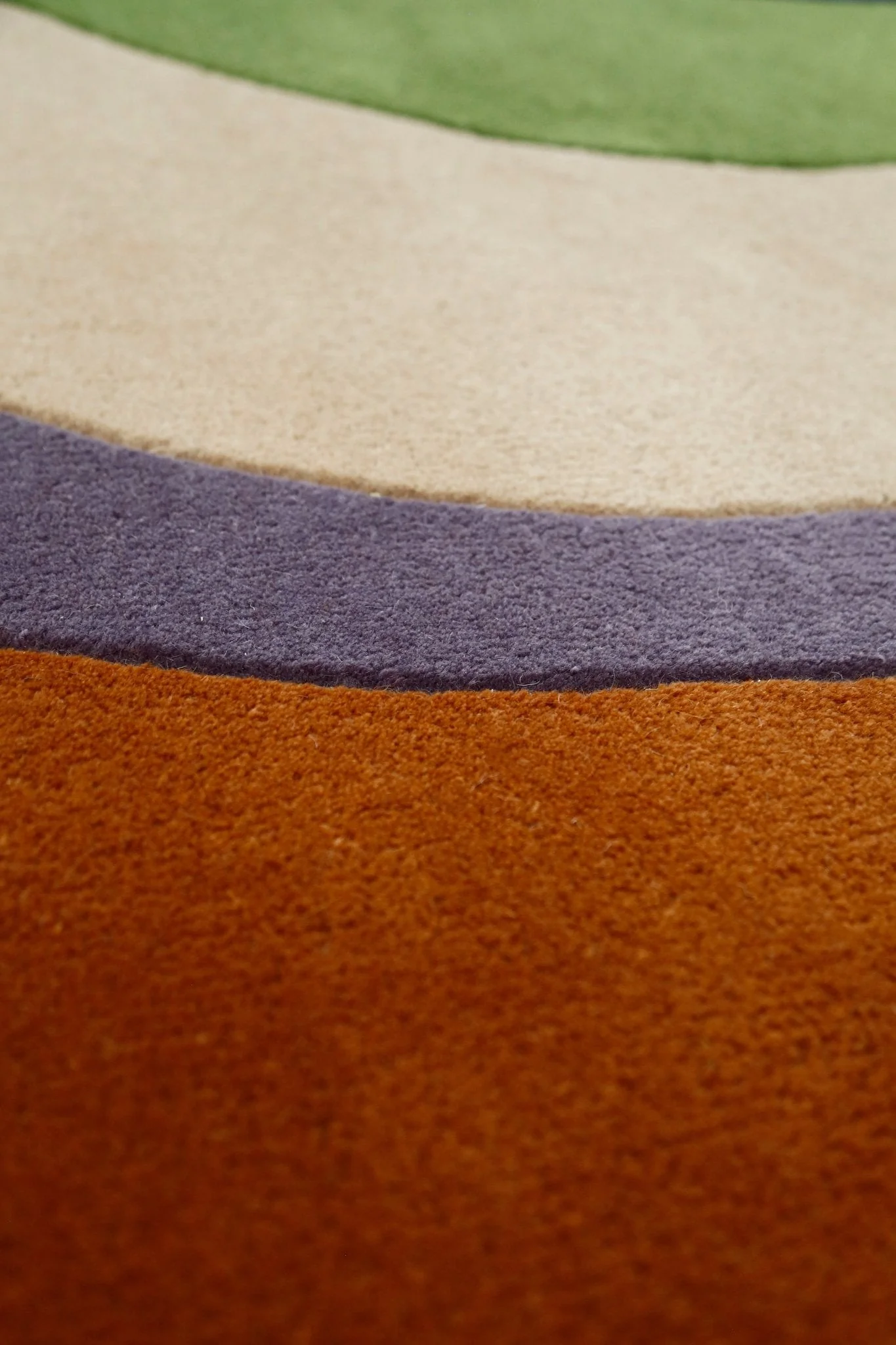 Flow Modern Abstract Colorful Hand Tufted 5x8 Wool Rug - Image 6
