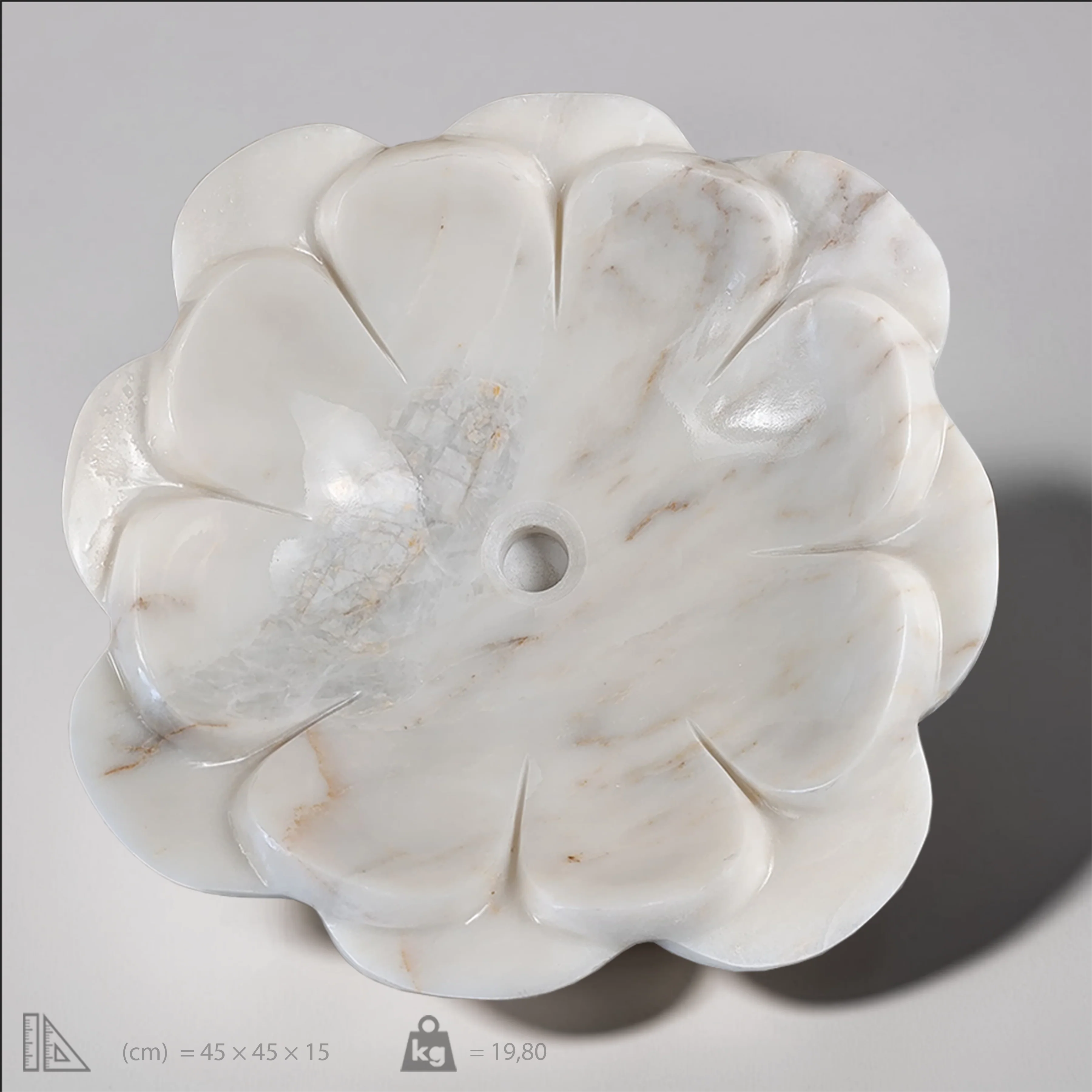 Flower Marble Sink - Image 7