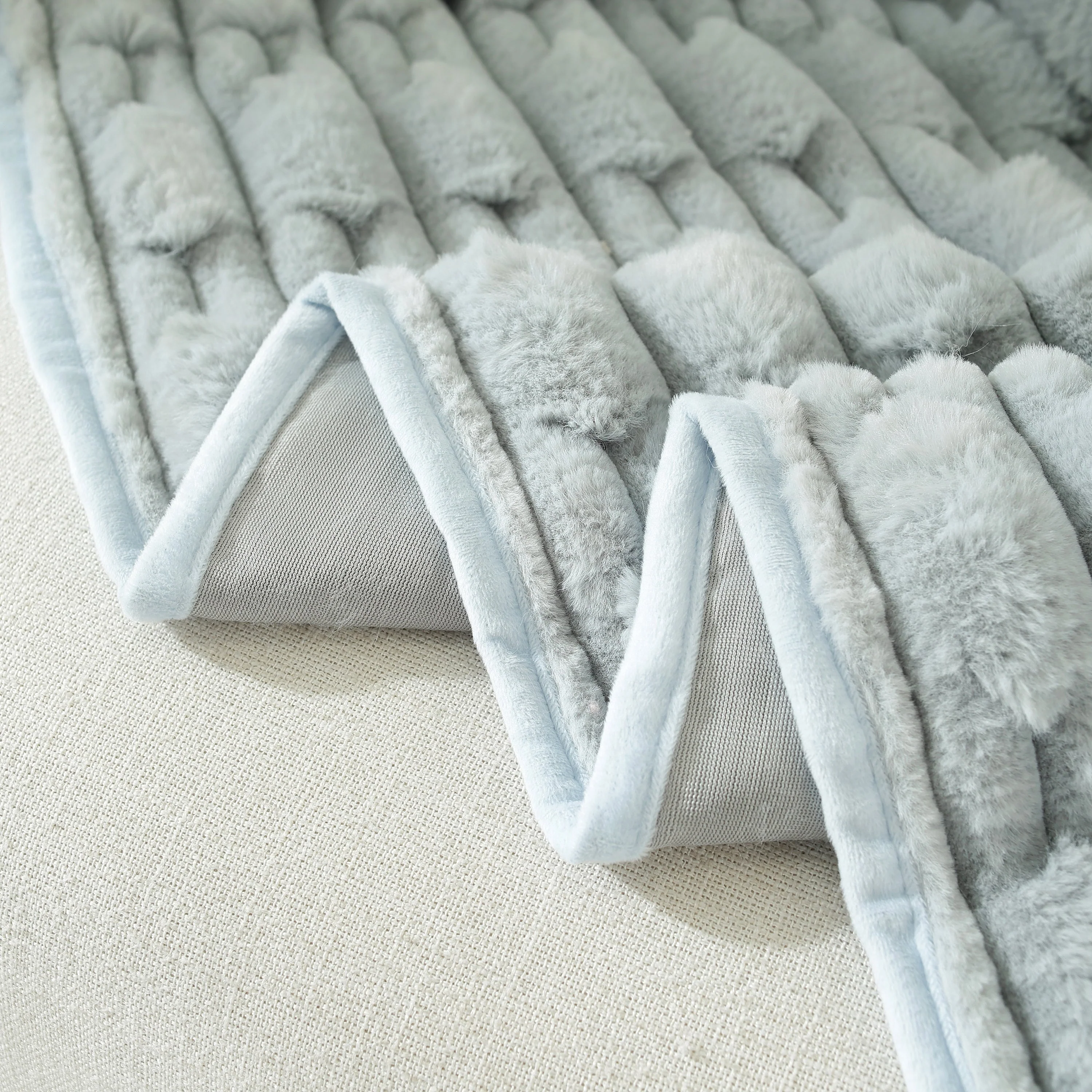 Fluffy Faux Fur Couch Cover Plush Sofa Throw, Warm & Stylish Sofa Protector - Image 21